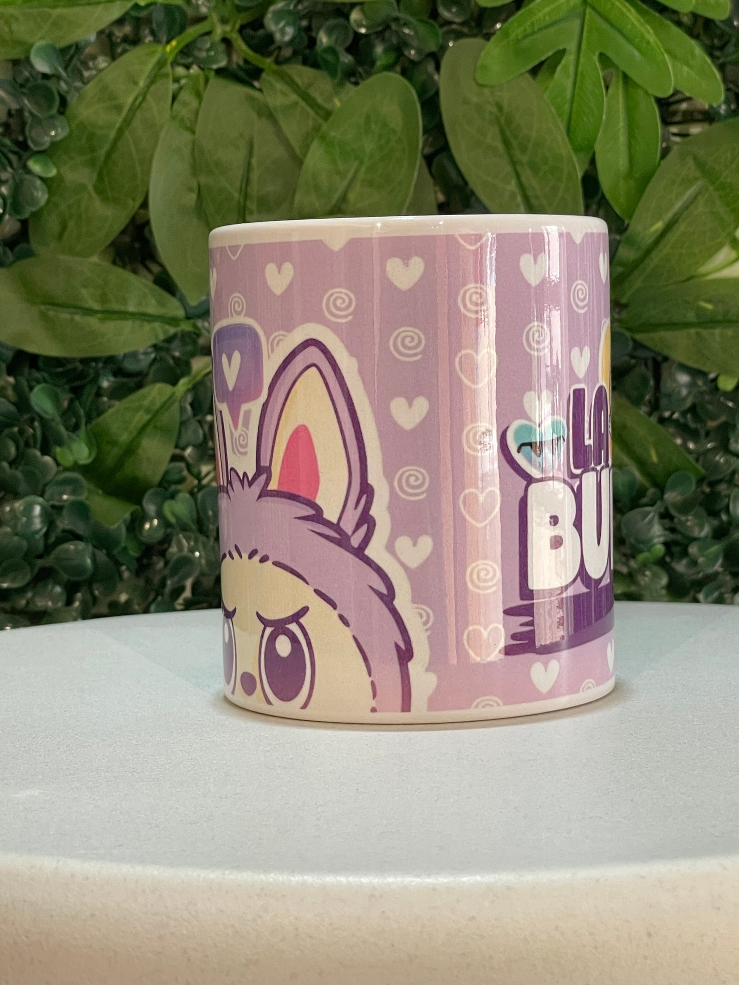 Caneca Kawaii Inspirada em Labubu & Corações | Design Colecionável