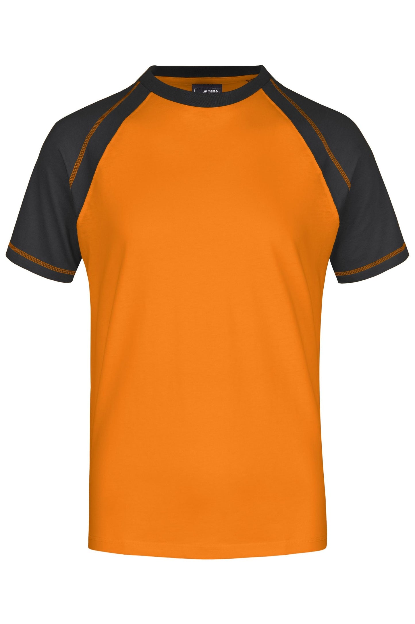 T-shirt Raglan Bicolor Masculina Confortável