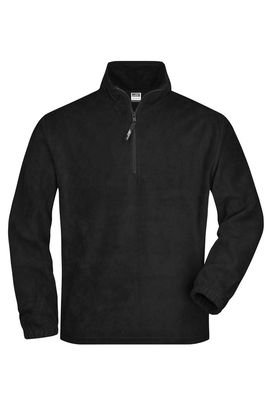 Sweatshirt Half-Zip em Fleece Pesado