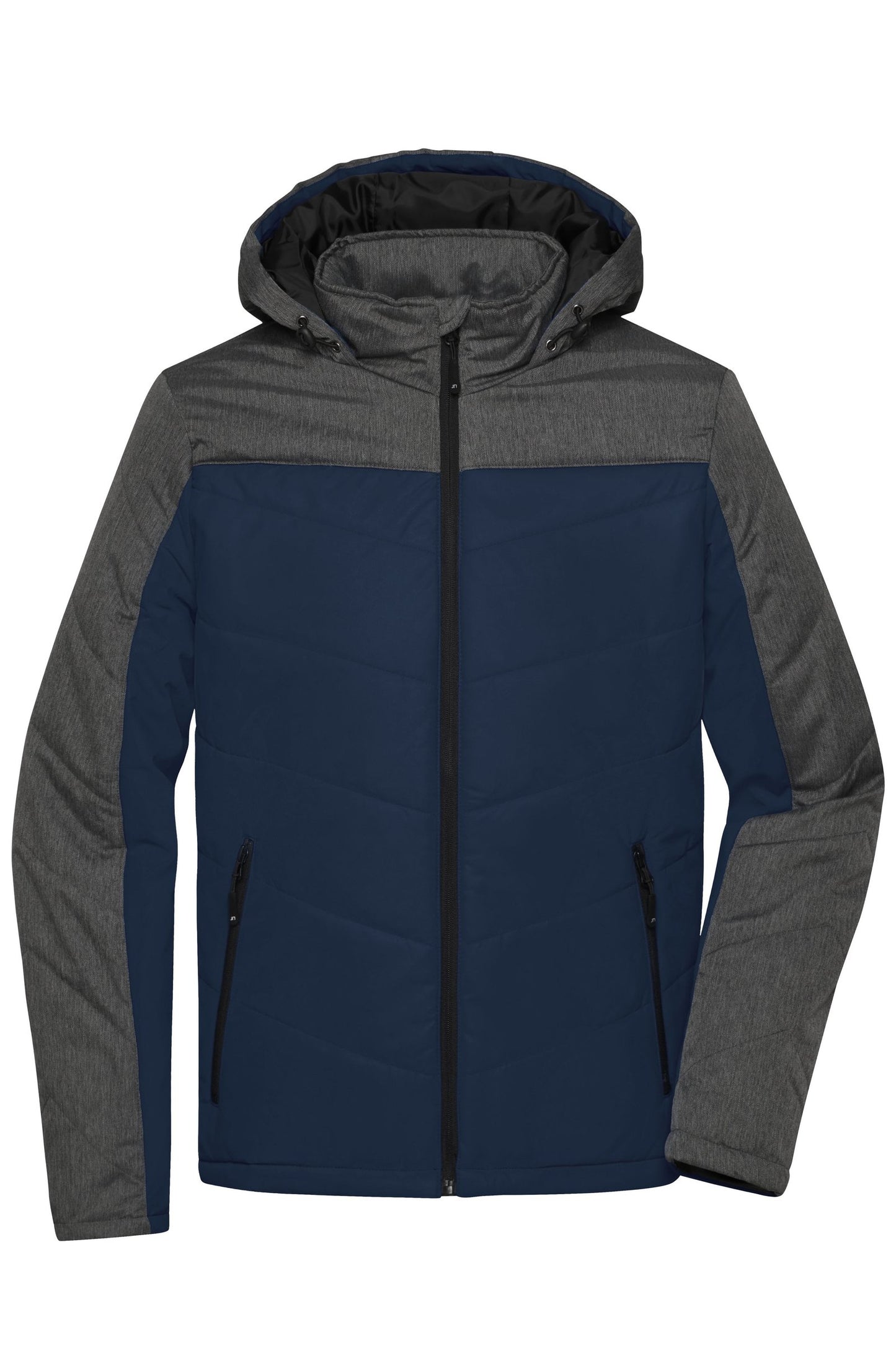 Casaco de Inverno Masculino com Capuz Casual