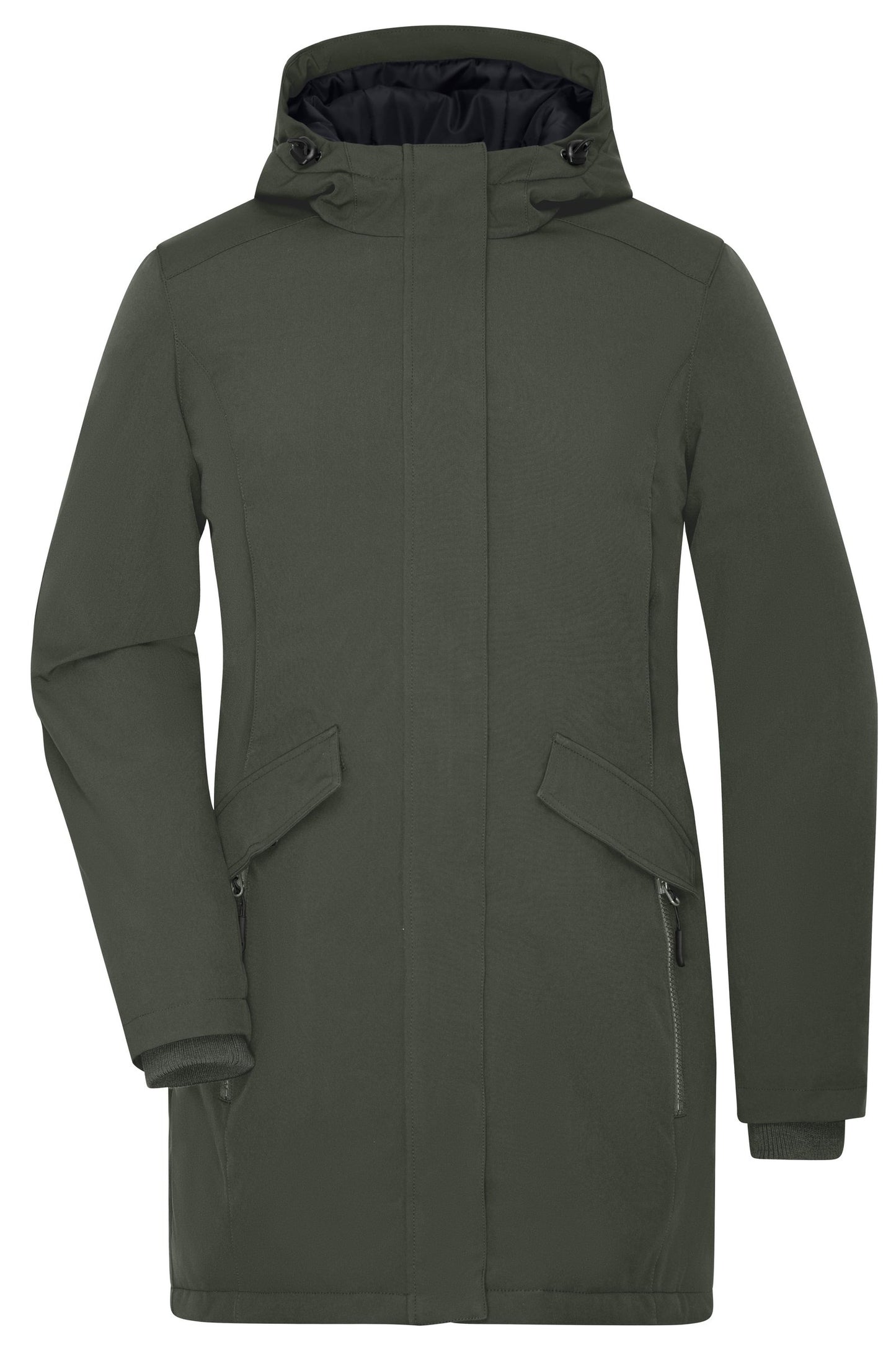Parka Senhora Acolchoada com Capuz Integrado