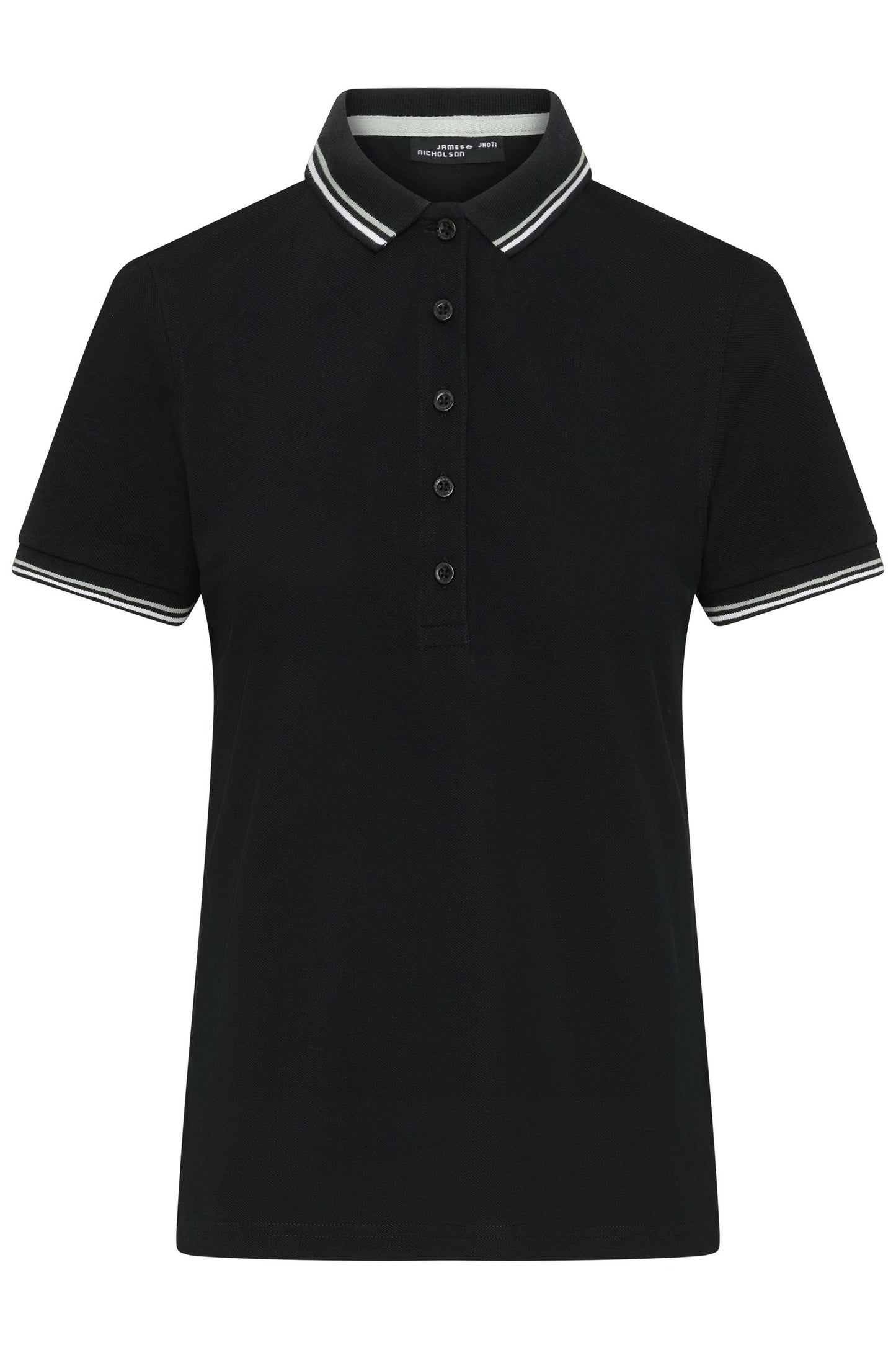 Polo Senhora Clássico com Risca Contraste