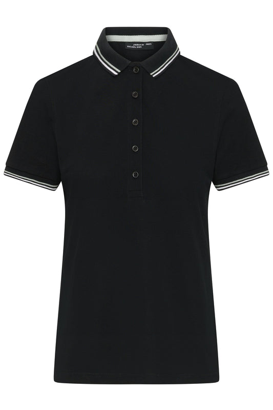 Polo Senhora Clássico com Risca Contraste