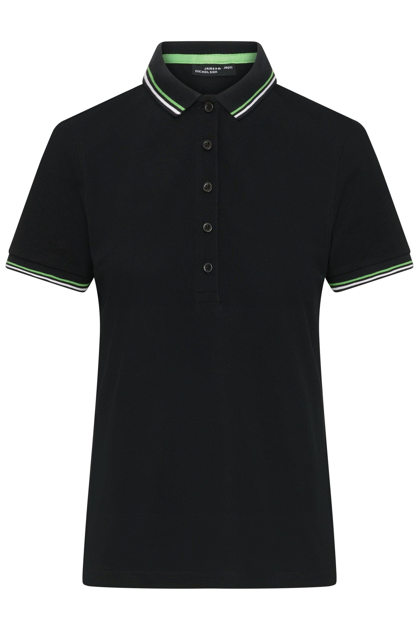 Polo Senhora Clássico com Risca Contraste