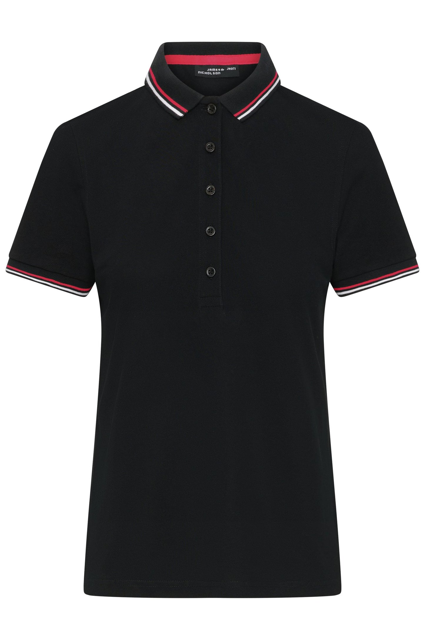 Polo Senhora Clássico com Risca Contraste
