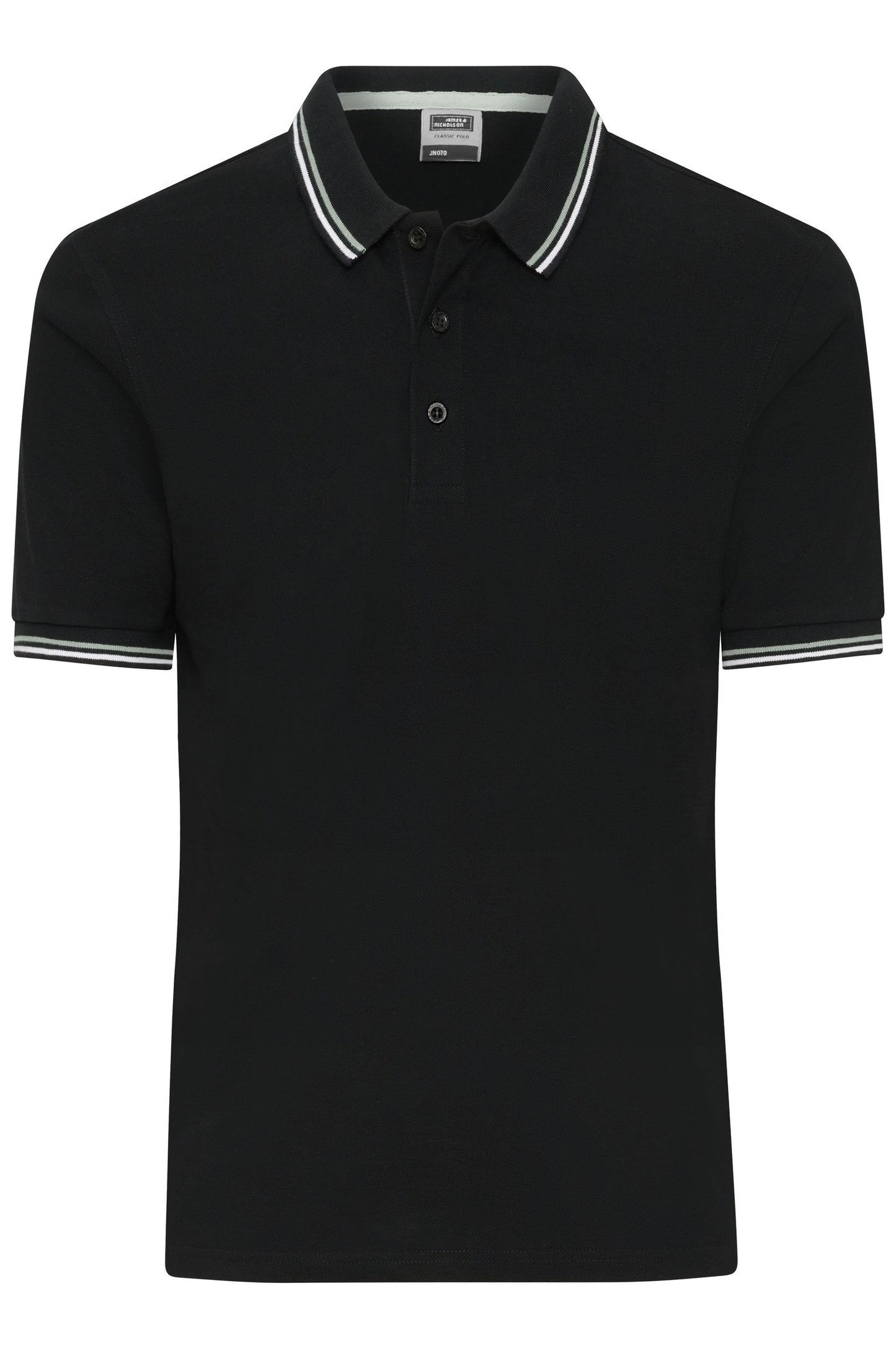 Polo Clássico Masculino com Risca Contraste