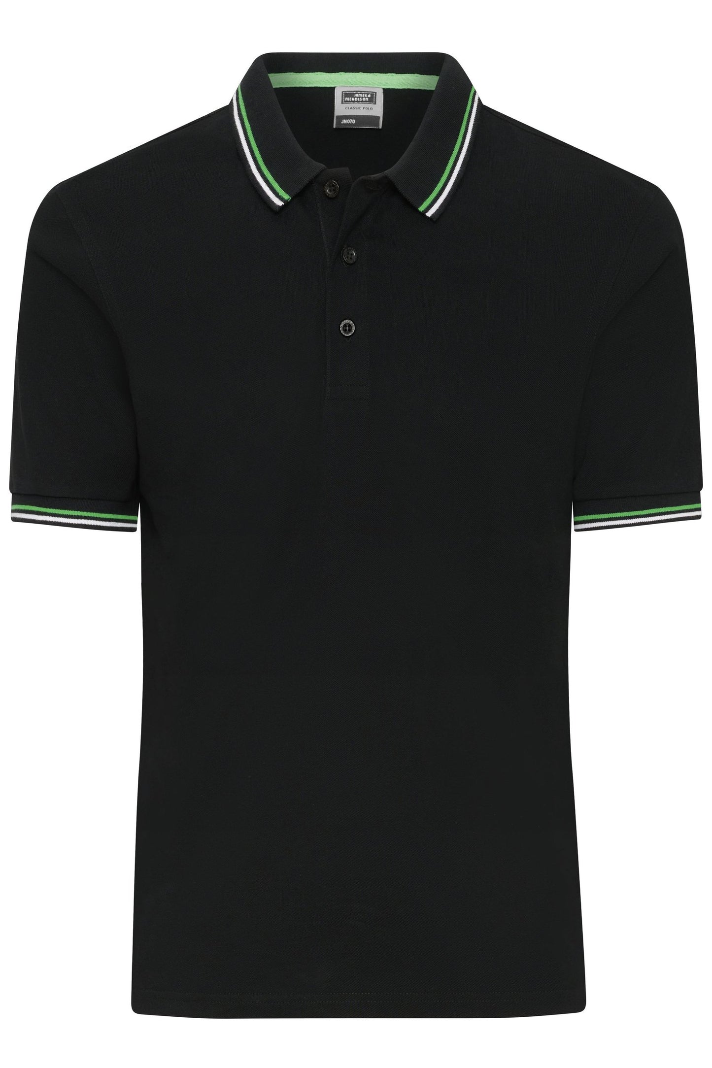Polo Clássico Masculino com Risca Contraste