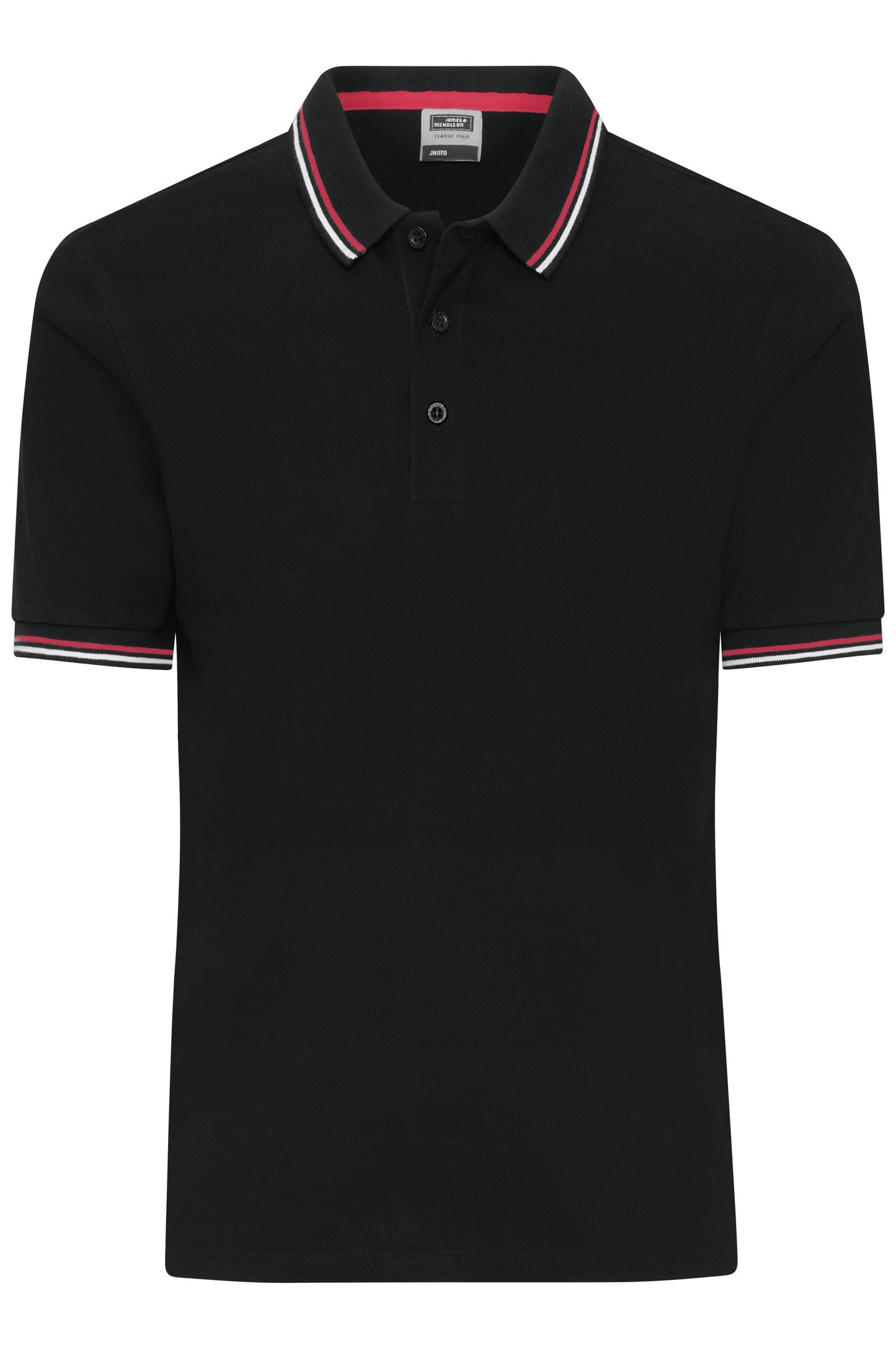 Polo Clássico Masculino com Risca Contraste
