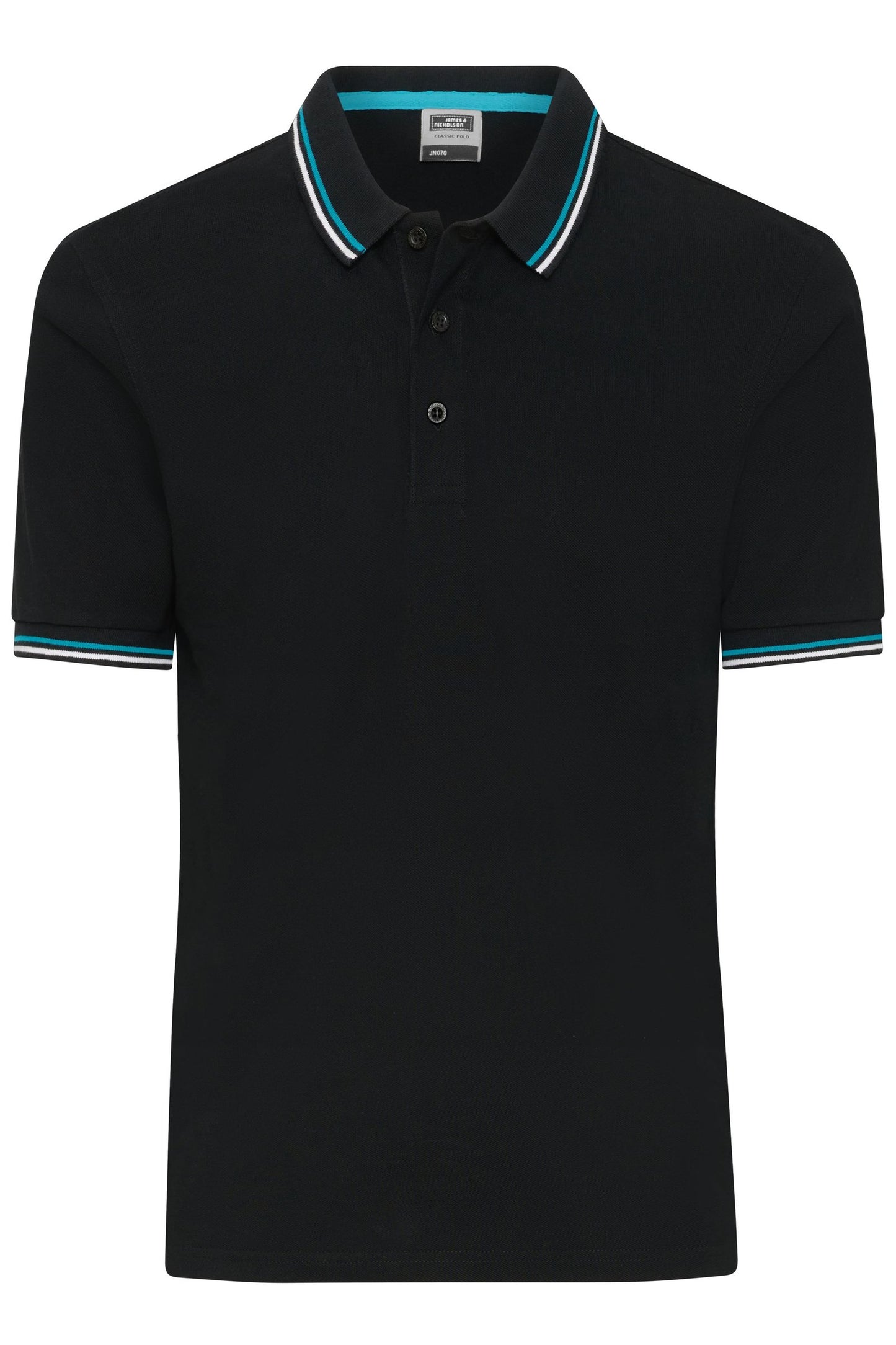Polo Clássico Masculino com Risca Contraste