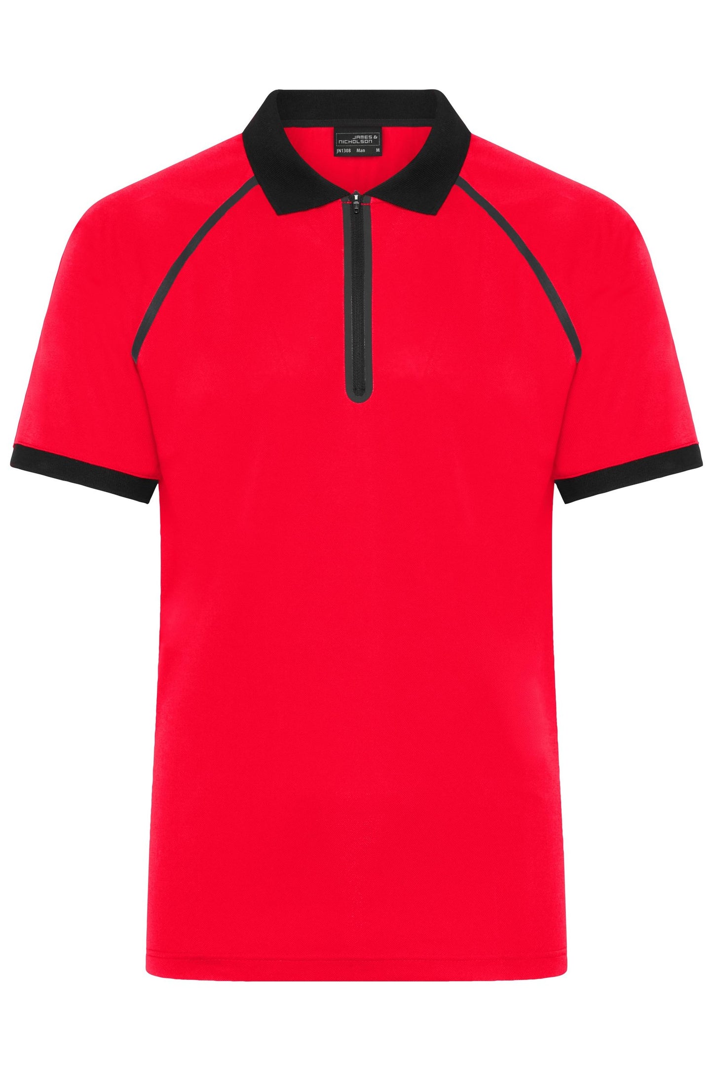 Polo Masculino com Fecho - Poliéster Funcional