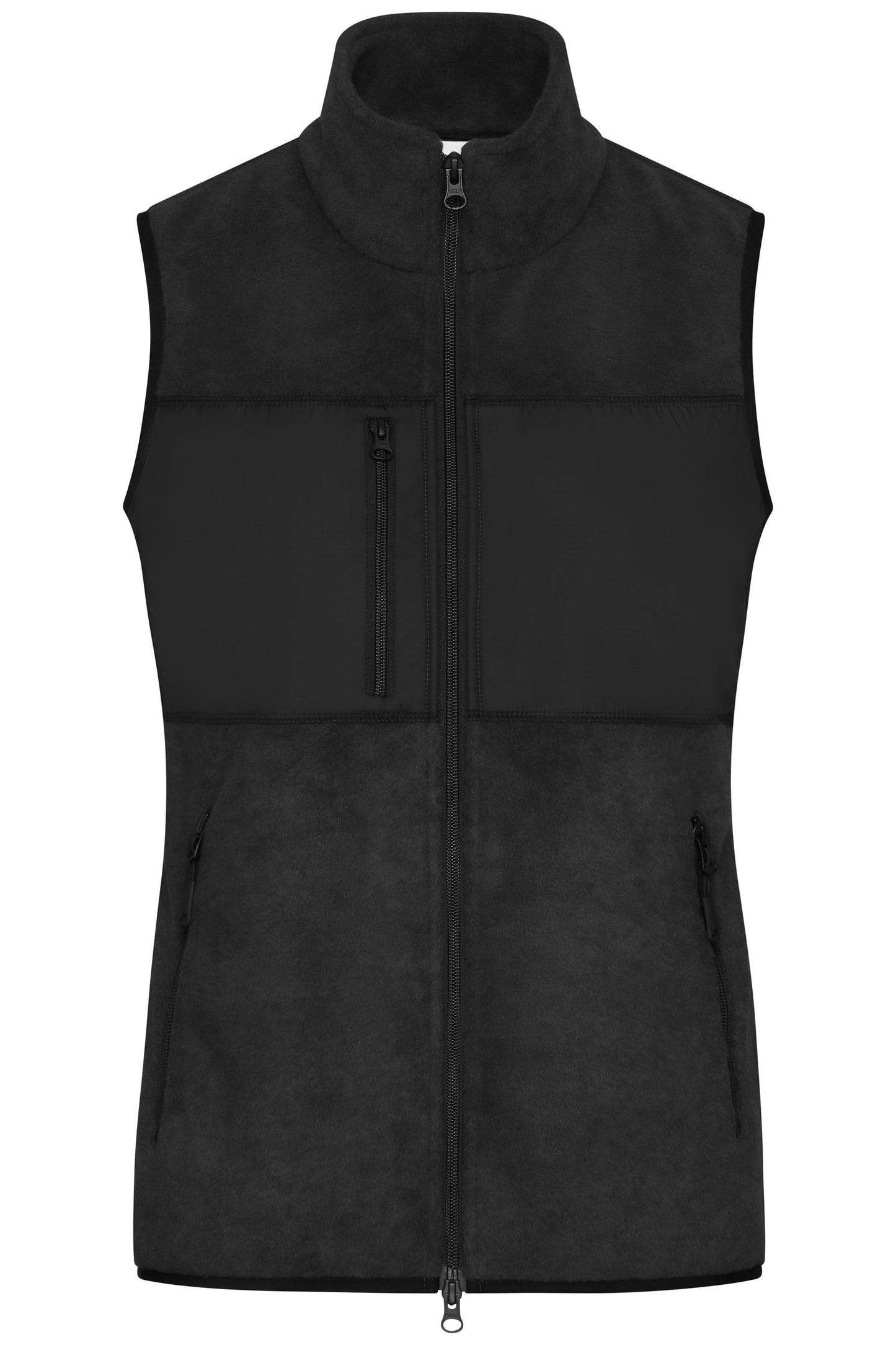 Colete Polar Feminino em Material Misturado GRS