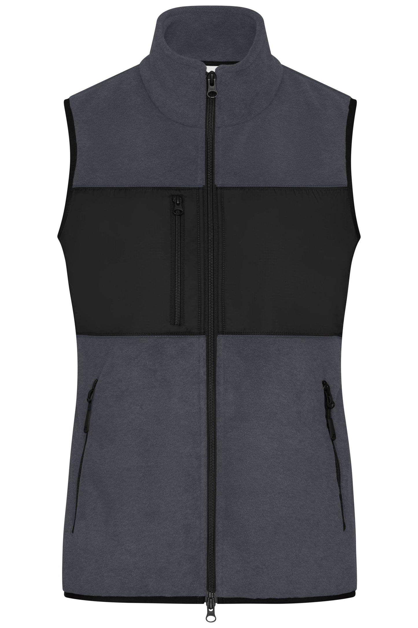 Colete Polar Feminino em Material Misturado GRS