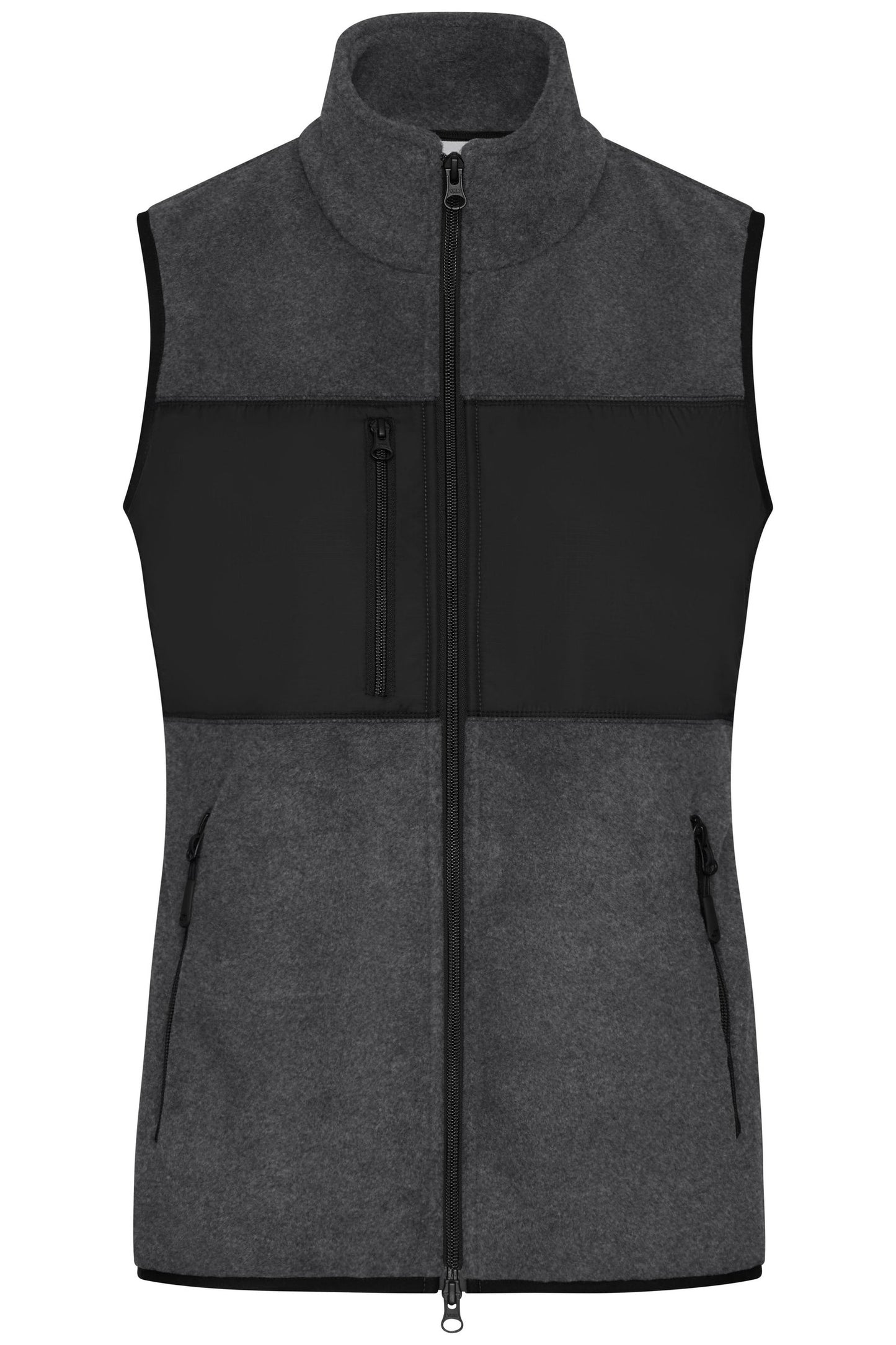 Colete Polar Feminino em Material Misturado GRS