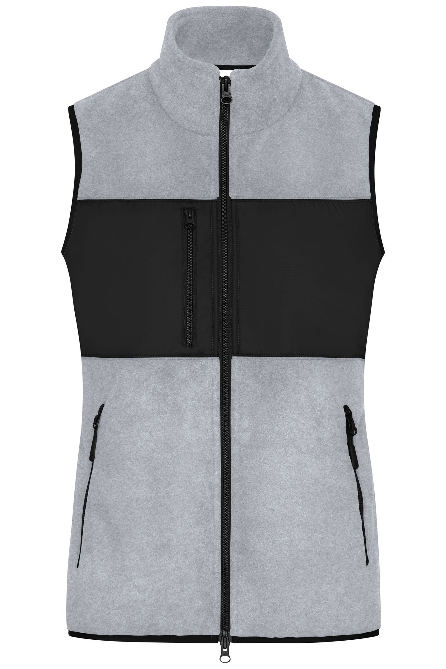 Colete Polar Feminino em Material Misturado GRS