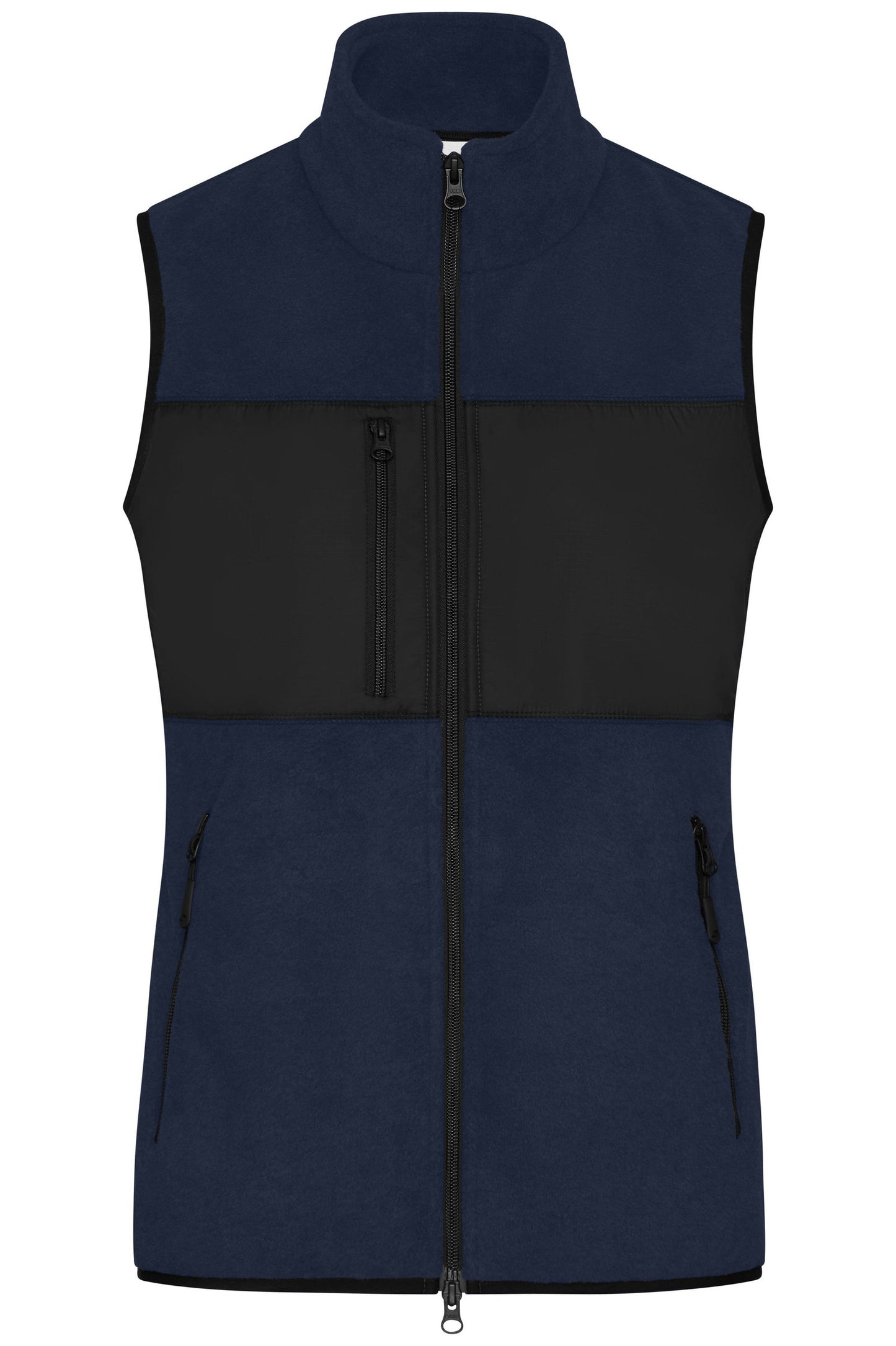 Colete Polar Feminino em Material Misturado GRS