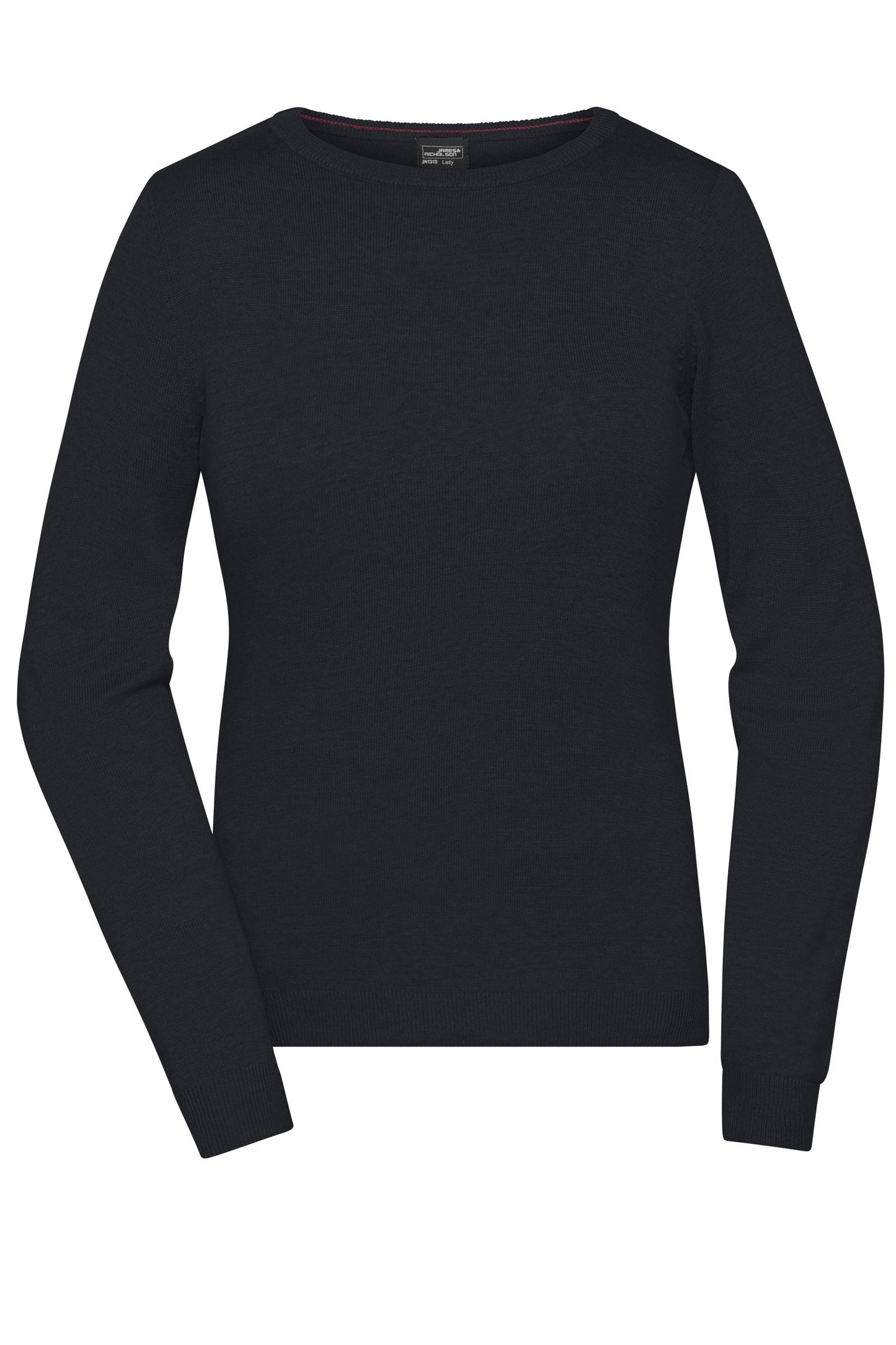 Pullover Senhora Algodão Clássico Gola Redonda