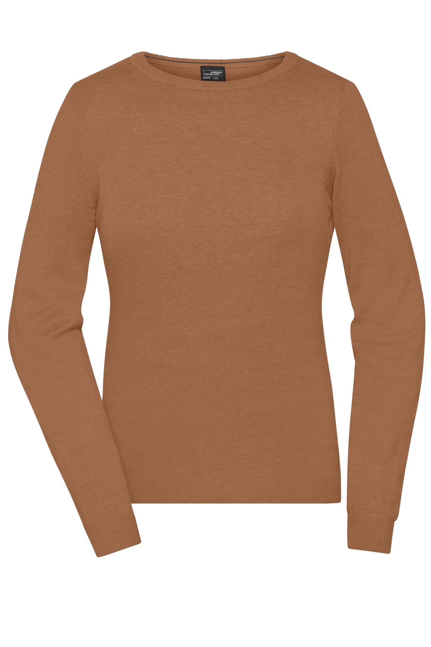 Pullover Senhora Algodão Clássico Gola Redonda