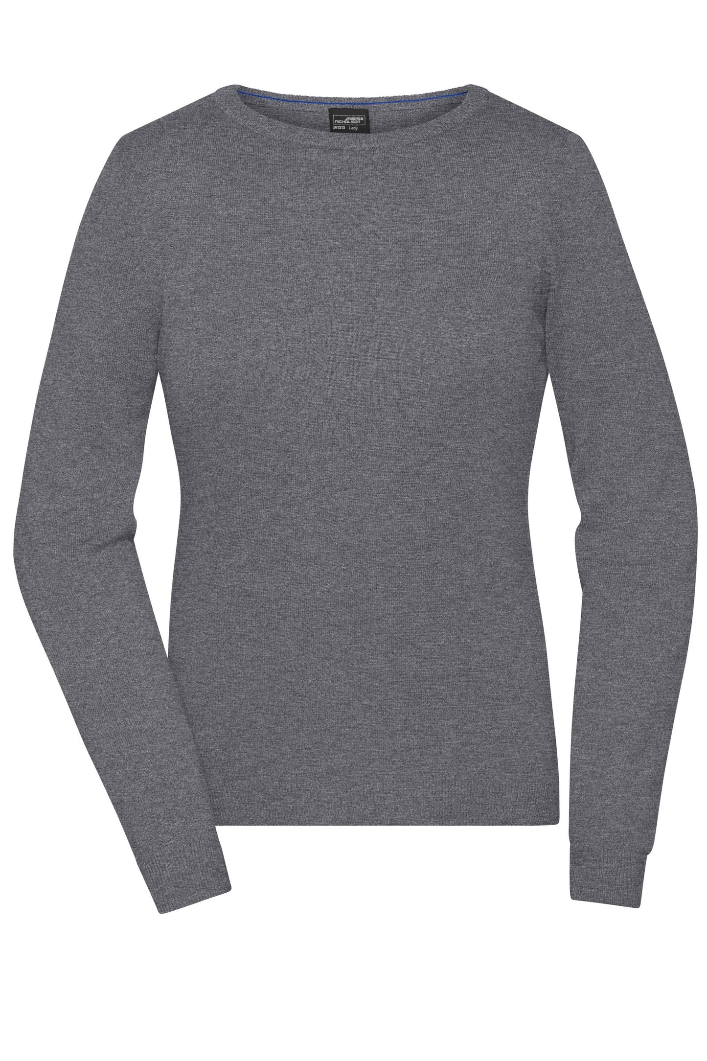 Pullover Senhora Algodão Clássico Gola Redonda