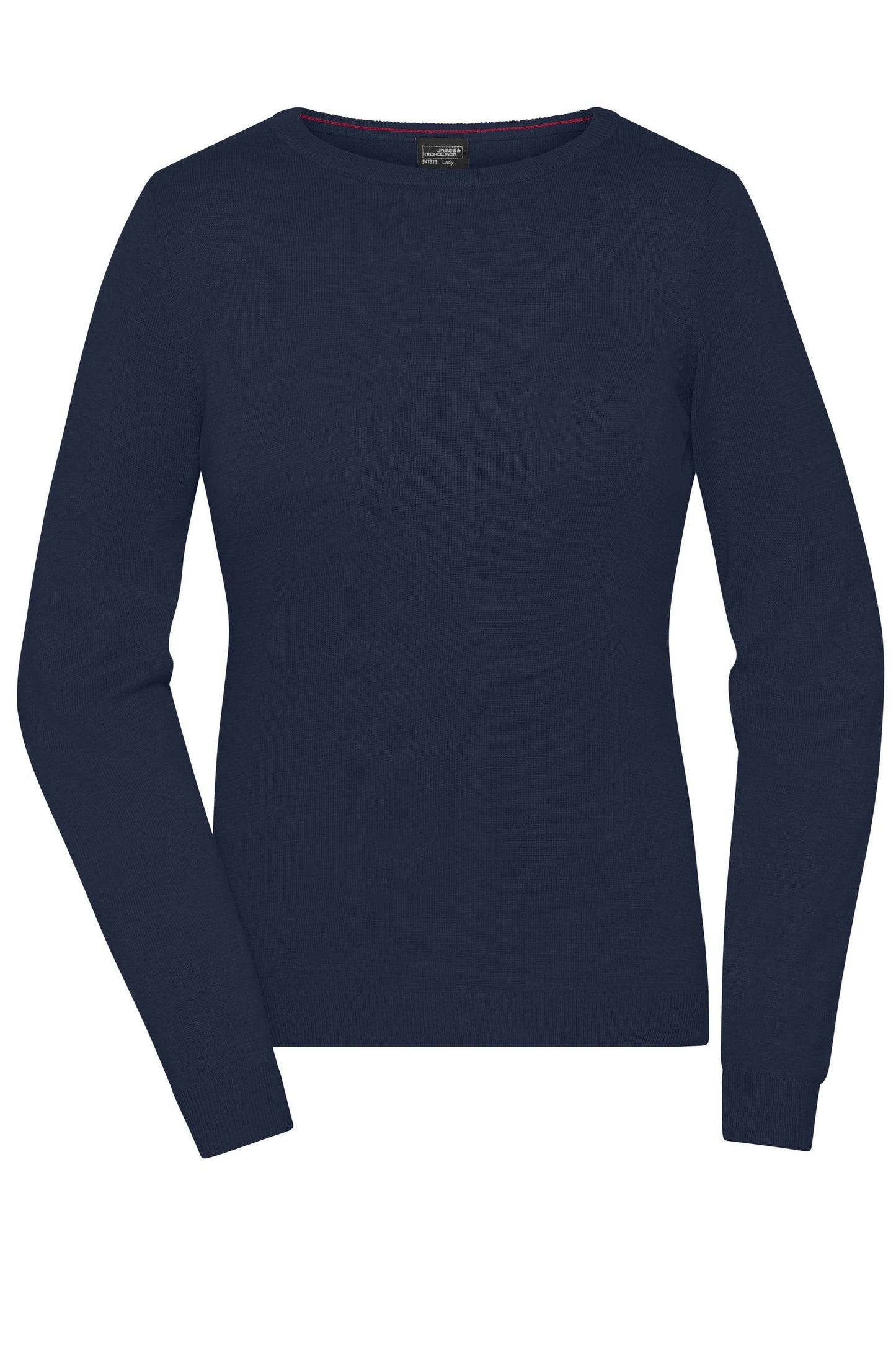 Pullover Senhora Algodão Clássico Gola Redonda