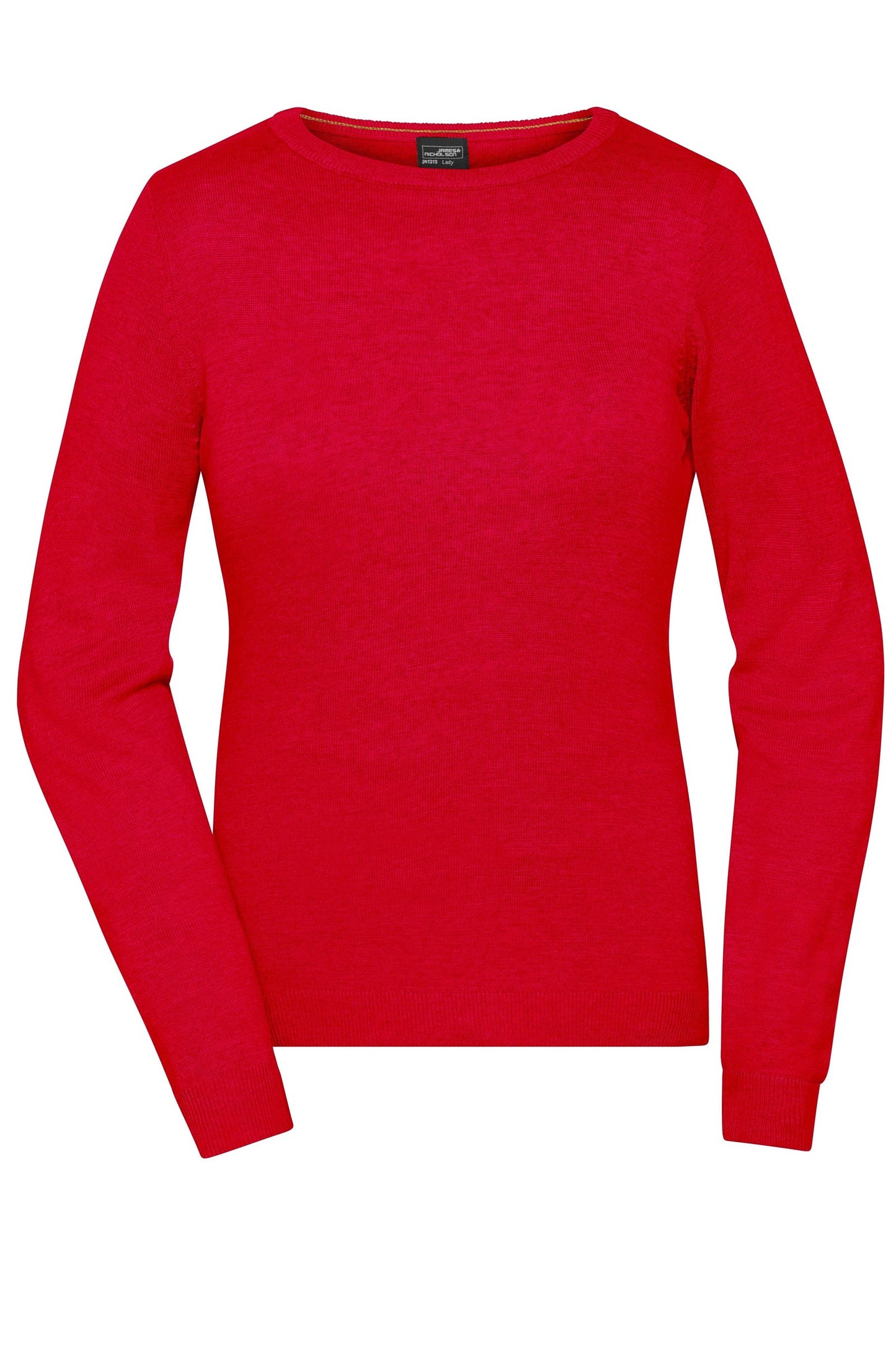 Pullover Senhora Algodão Clássico Gola Redonda
