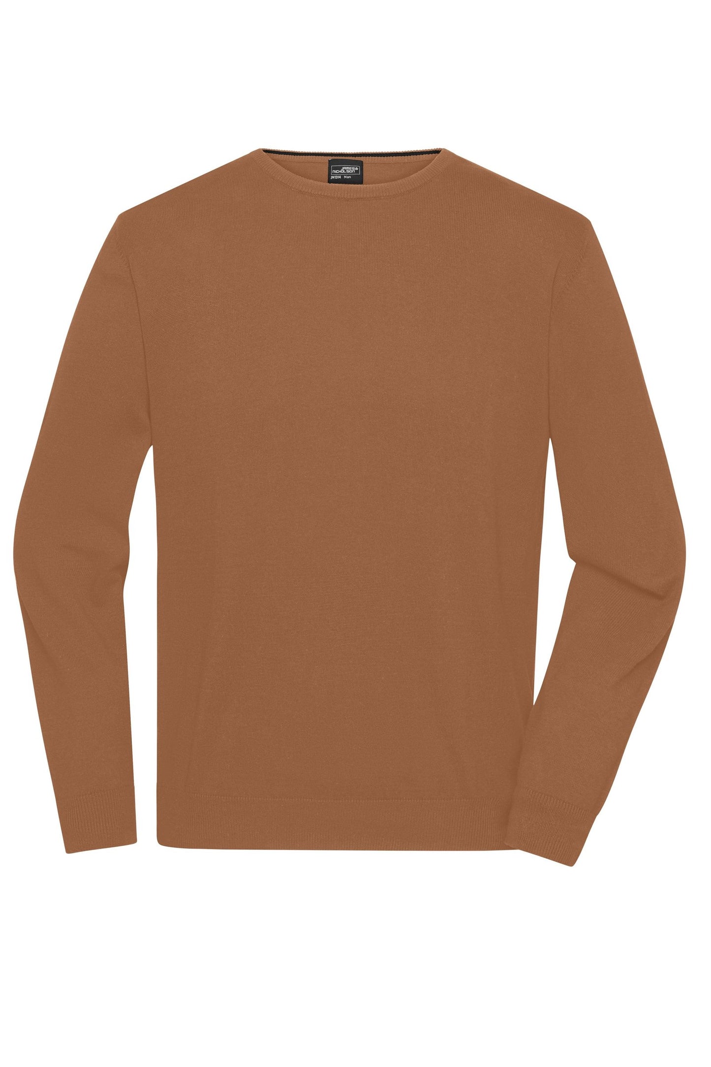 Pullover Homem Algodão Clássico Redondo