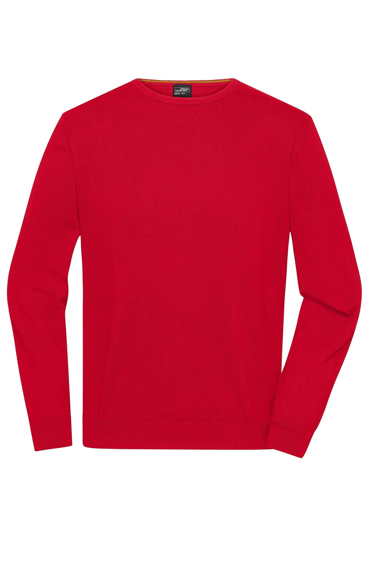 Pullover Homem Algodão Clássico Redondo