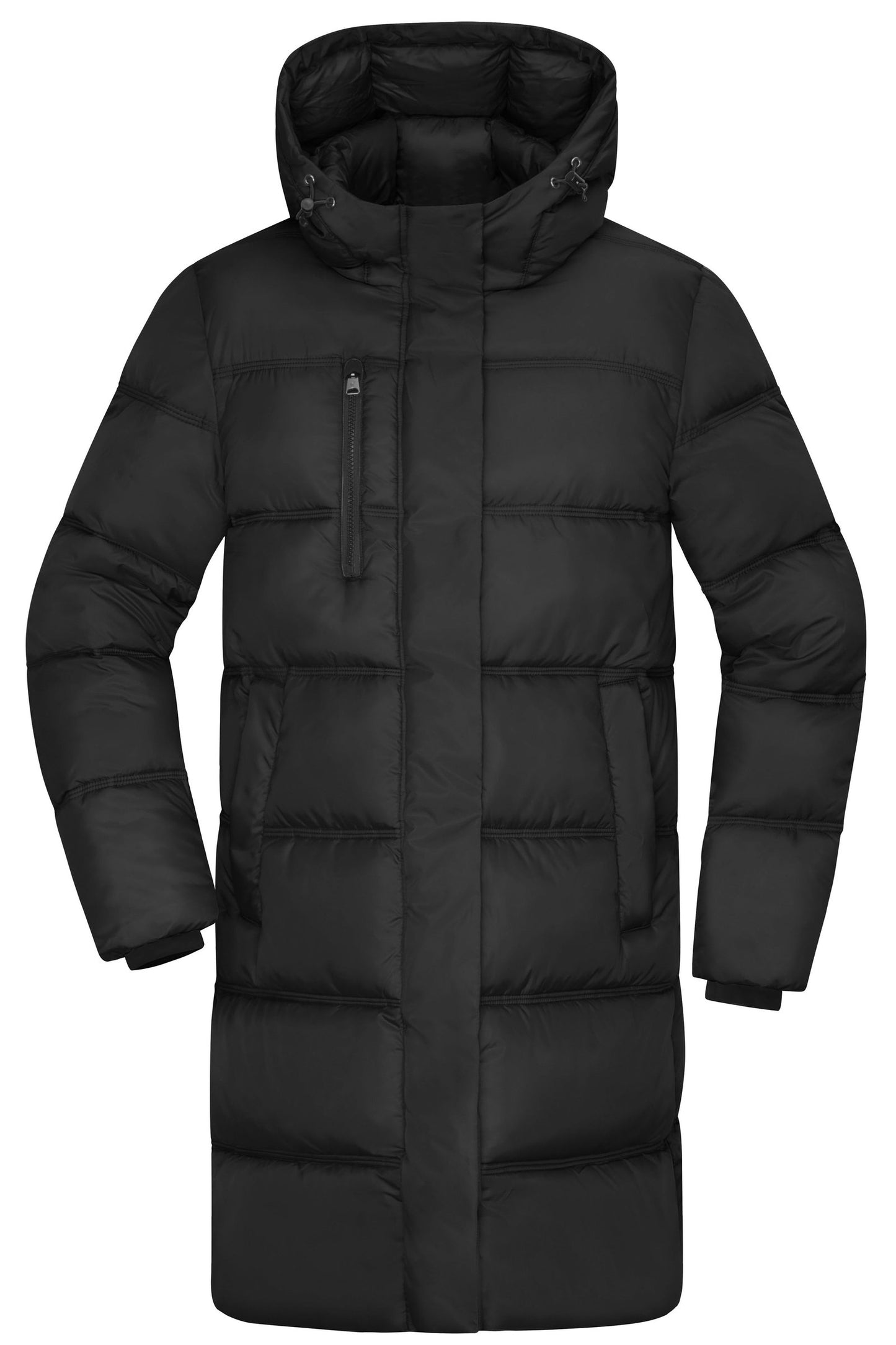 Casaco Curto de Inverno Feminino com Capuz