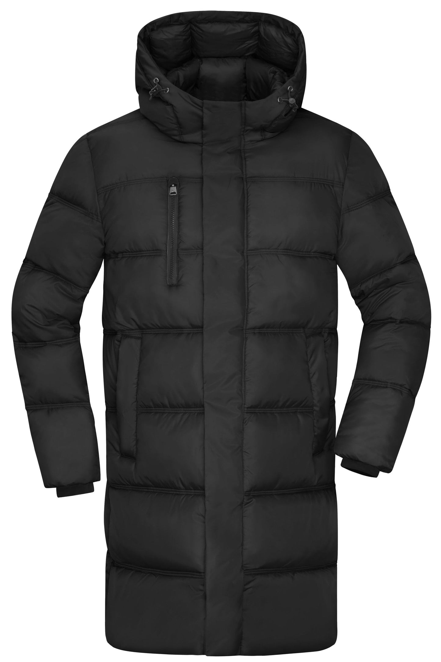 Casaco Curto de Inverno com Capuz para Homem