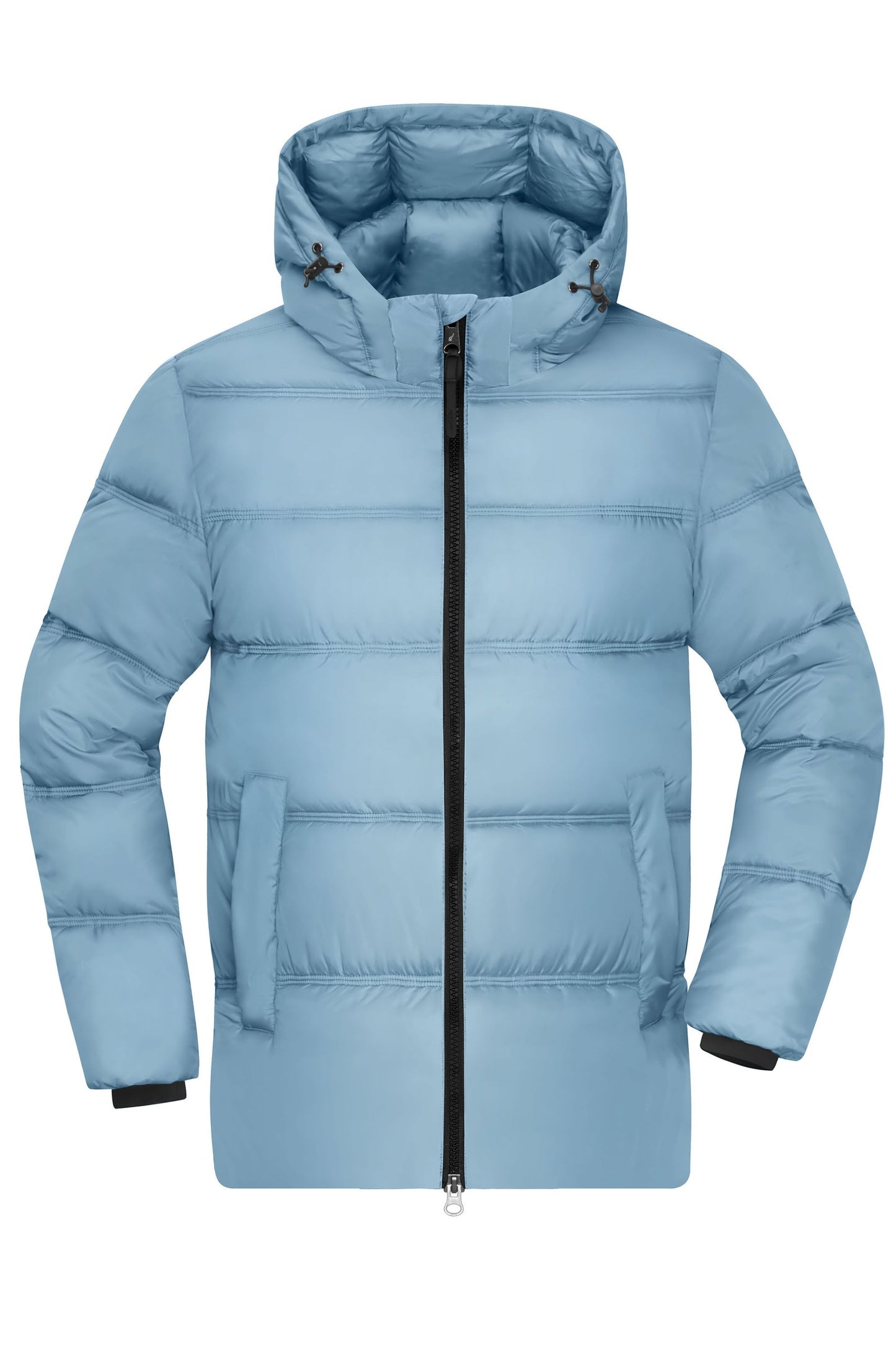 Casaco de Inverno Masculino com Capuz Destacável