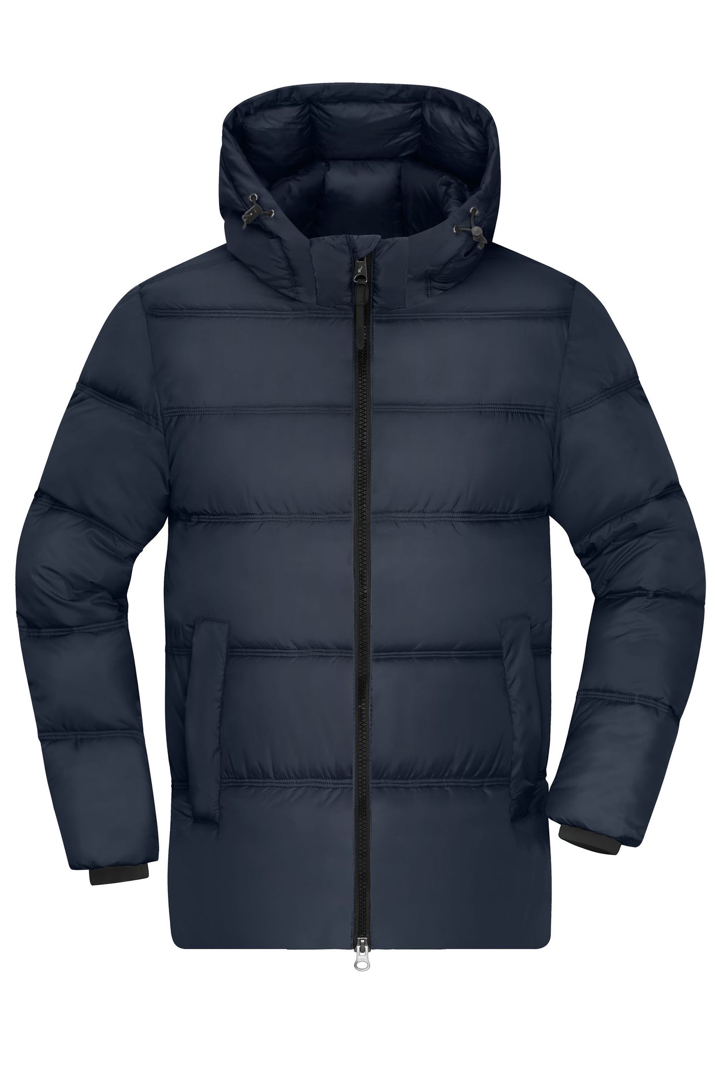 Casaco de Inverno Masculino com Capuz Destacável
