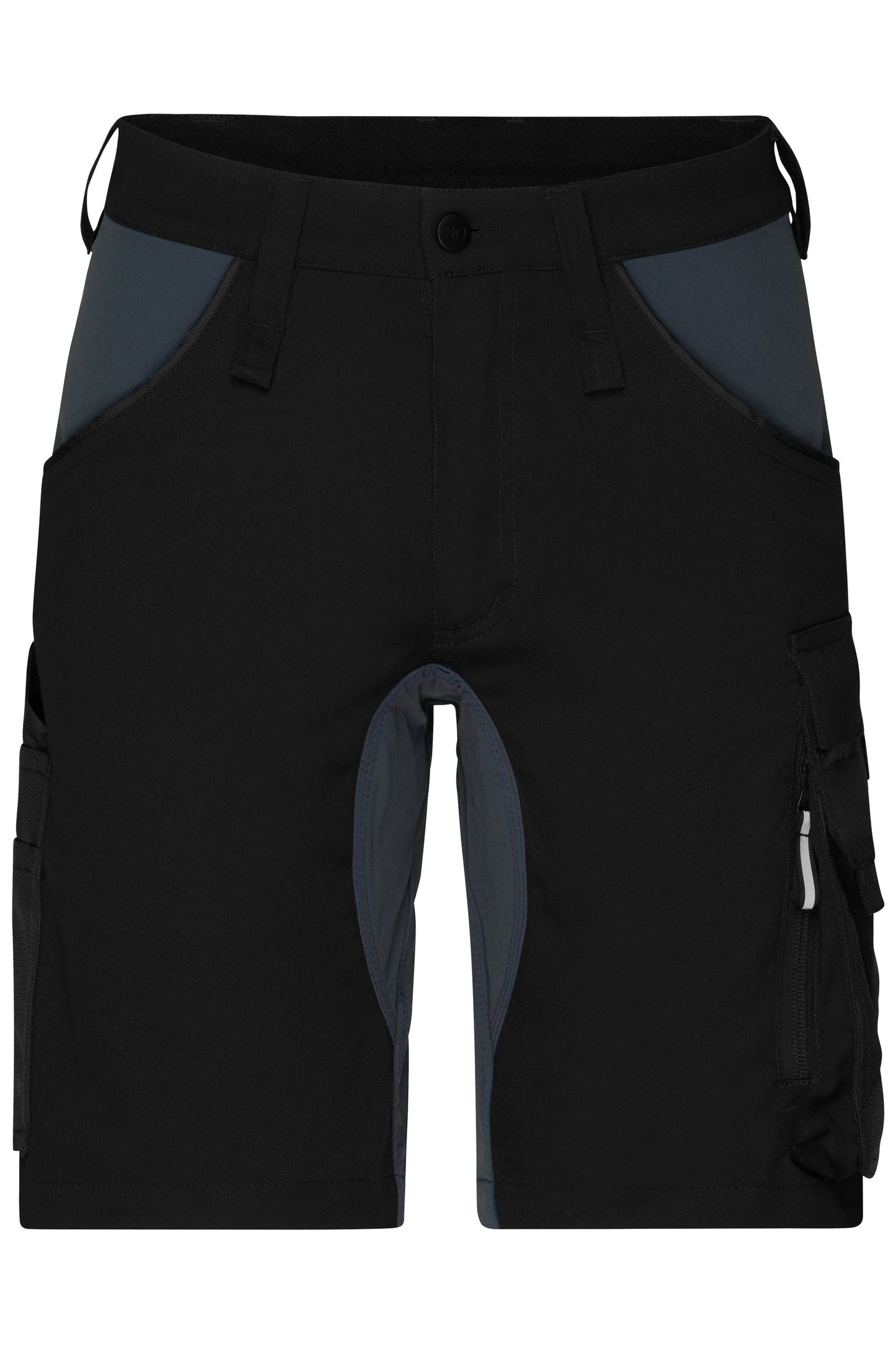 Bermudas de Trabalho Slim Line com Stretch e Detalhes Funcionais