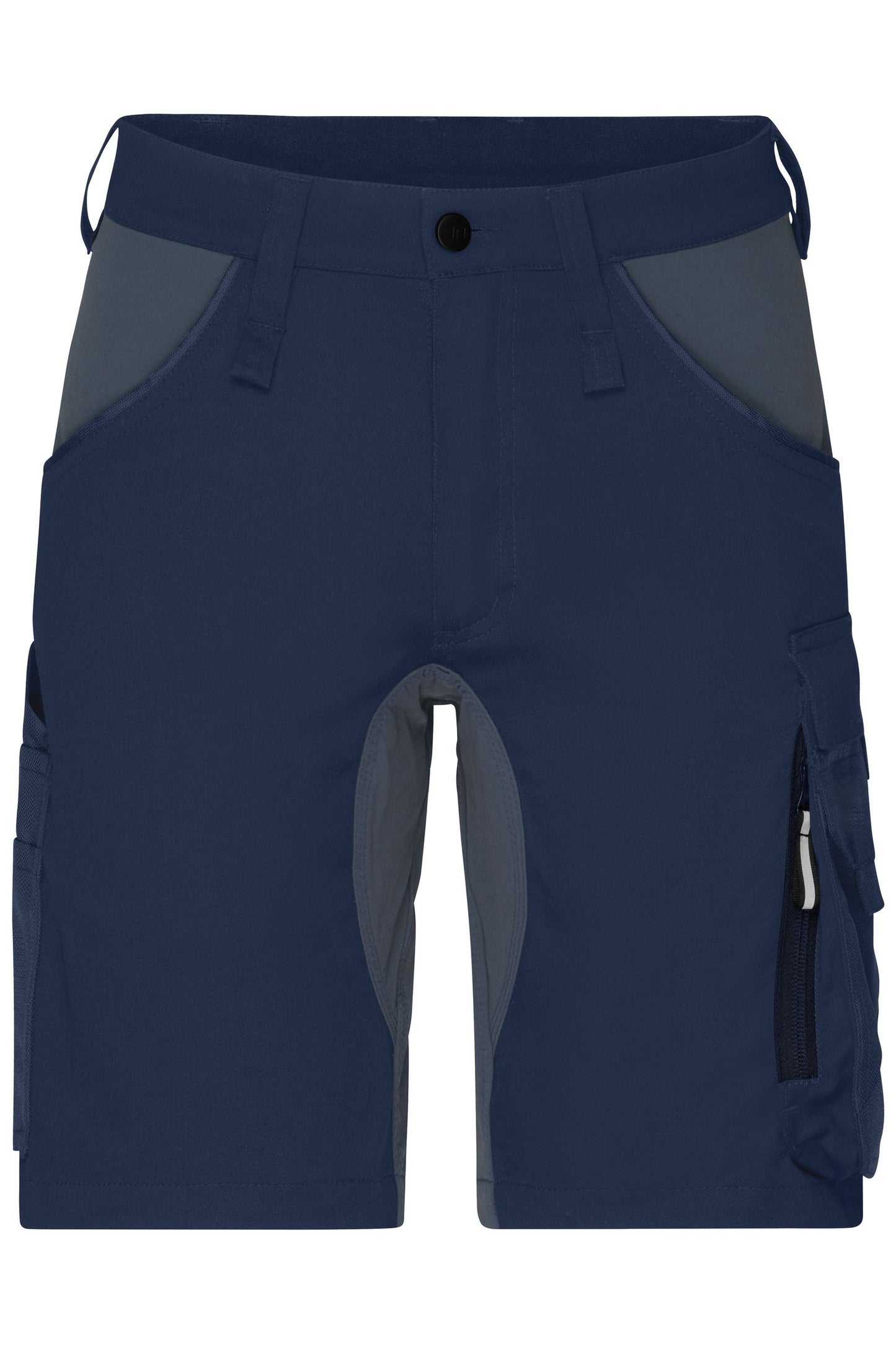 Bermudas de Trabalho Slim Line com Stretch e Detalhes Funcionais