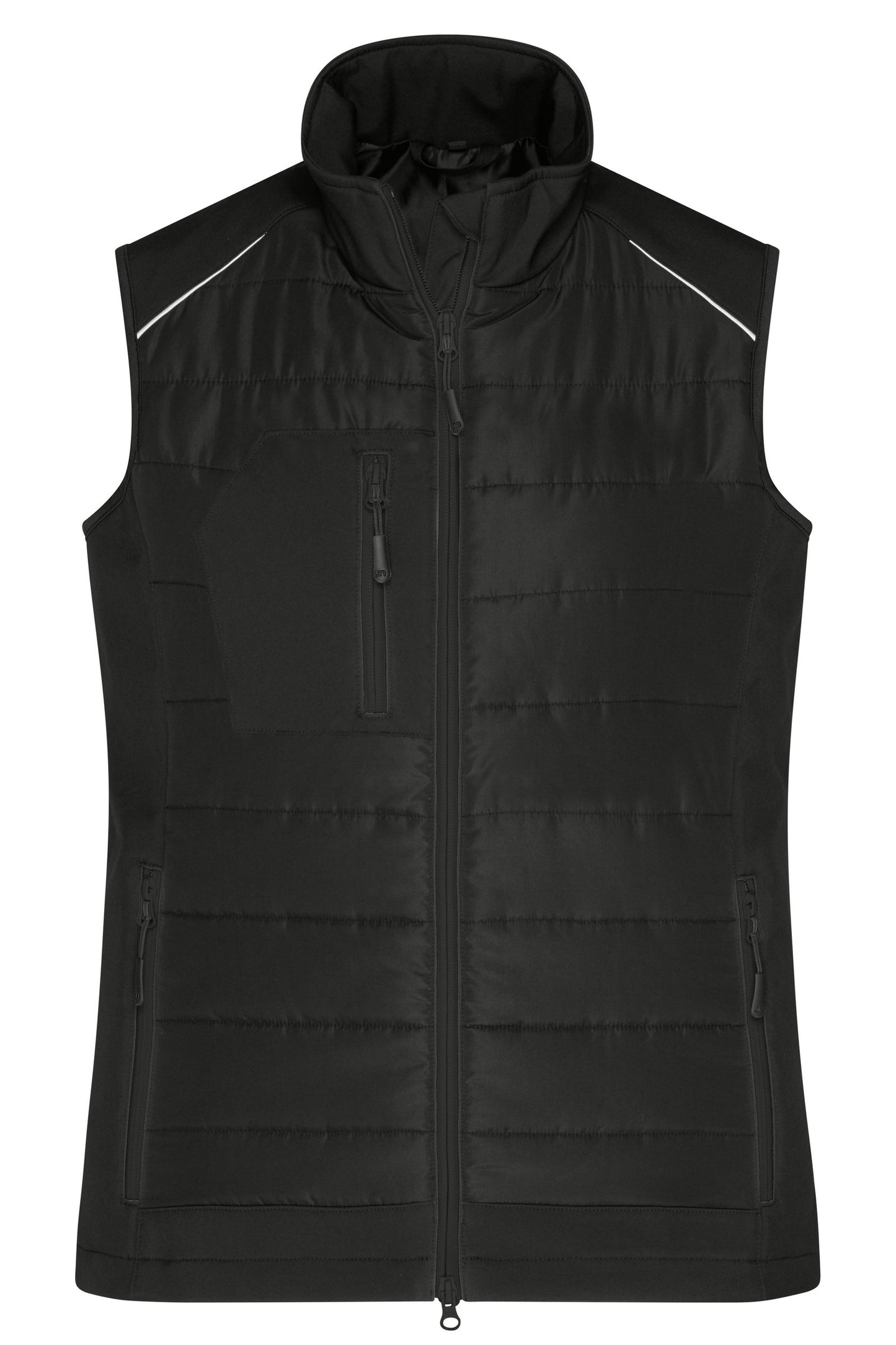 Colete Híbrido Senhora Softshell com Materiais Mistos