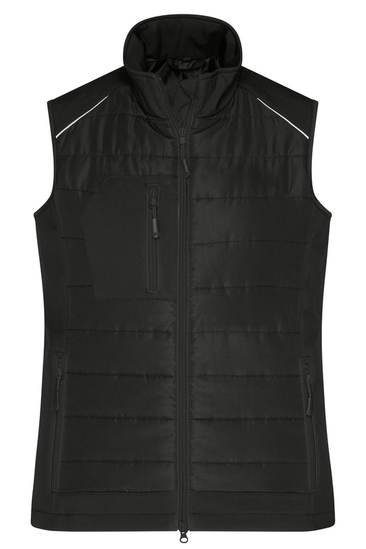 Colete Híbrido Senhora Softshell com Materiais Mistos