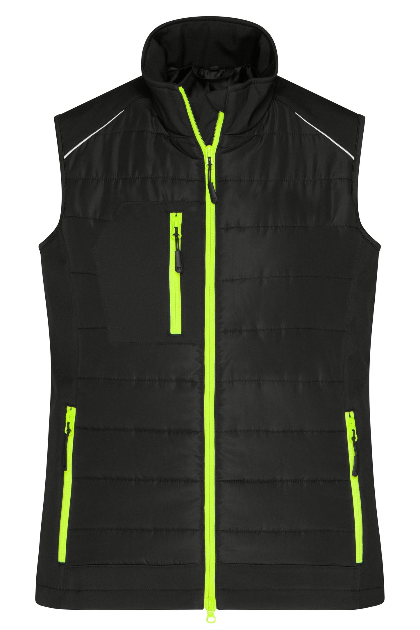 Colete Híbrido Senhora Softshell com Materiais Mistos