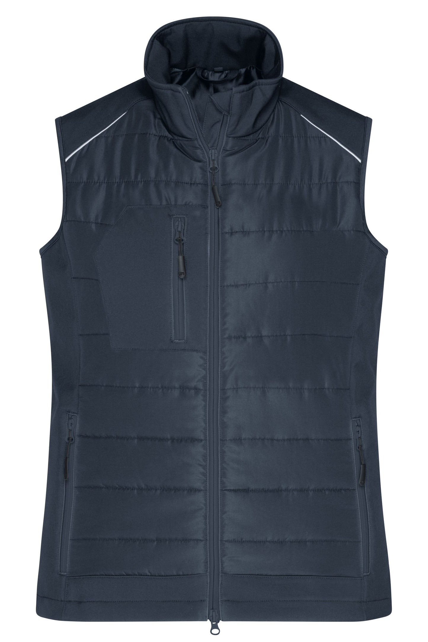 Colete Híbrido Senhora Softshell com Materiais Mistos