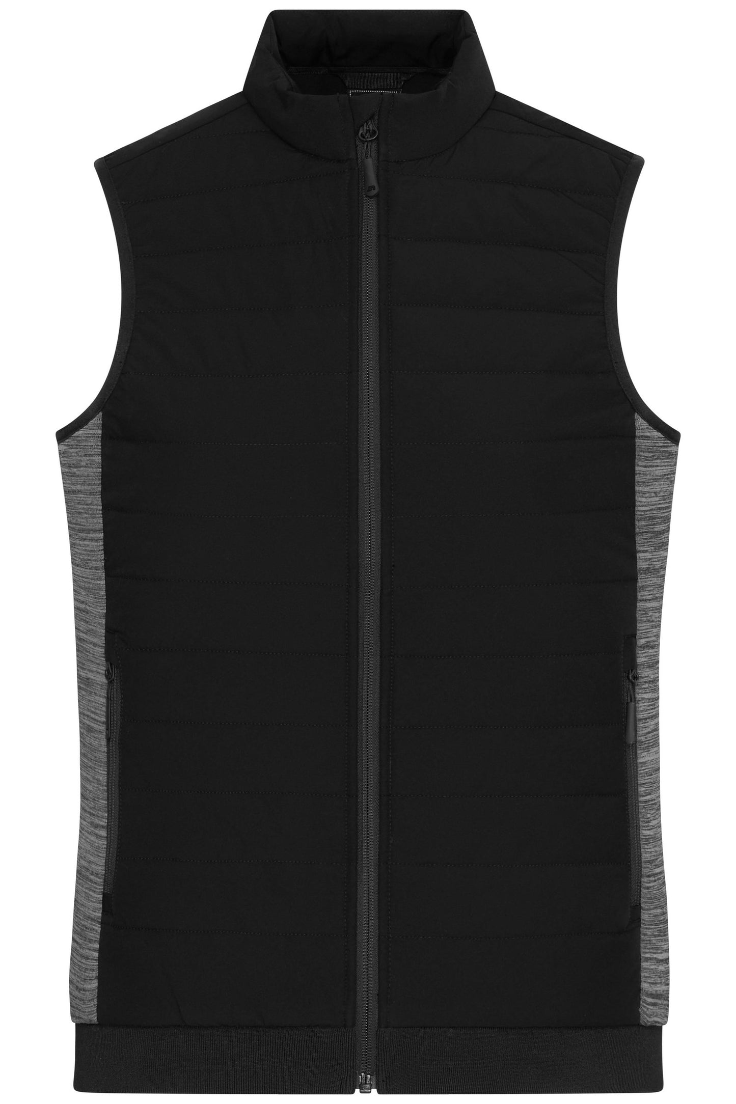 Colete Híbrido Acolchoado Feminino em Materiais Mistos