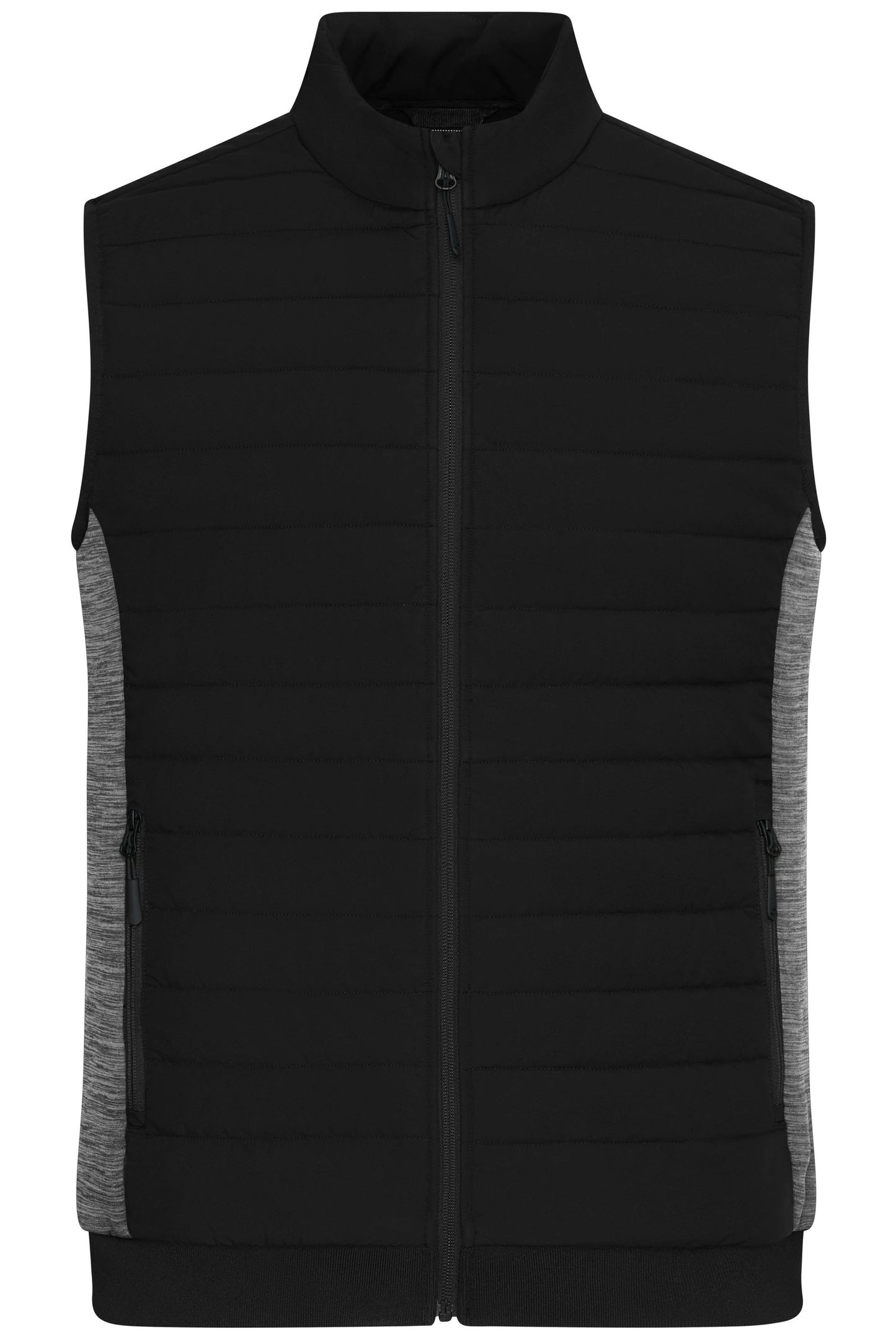 Colete Híbrido Acolchoado Masculino em Materiais Mistos