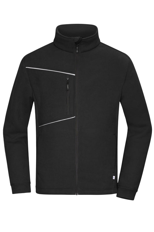 Casaco Fleece com Aparência de Veludo Cotelê