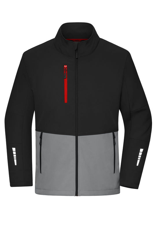 Casaco Softshell Profissional com Detalhes Contrastantes