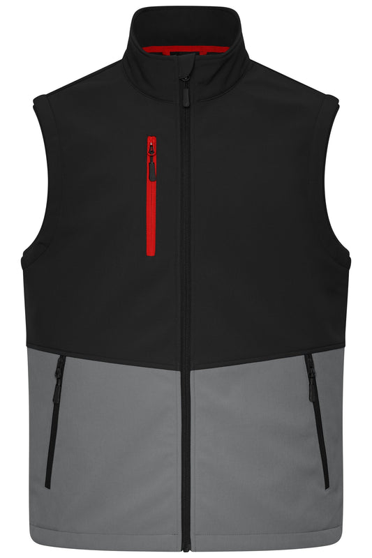 Colete Softshell Funcional com Detalhes Contrastantes