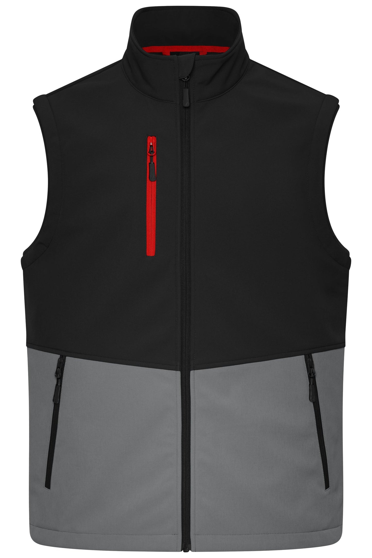 Colete Softshell Funcional com Detalhes Contrastantes
