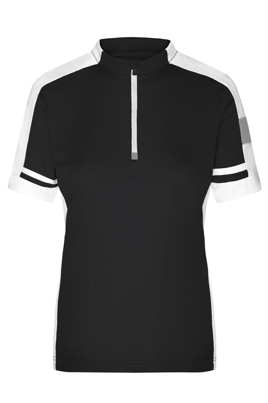 T-shirt Bike-T Half-Zip Feminina Casual