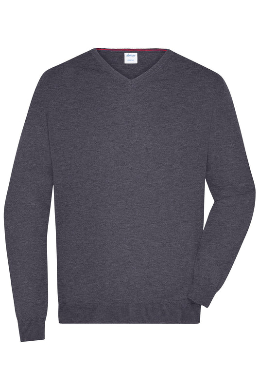 Pullover Masculino Gola V em Algodão Clássico