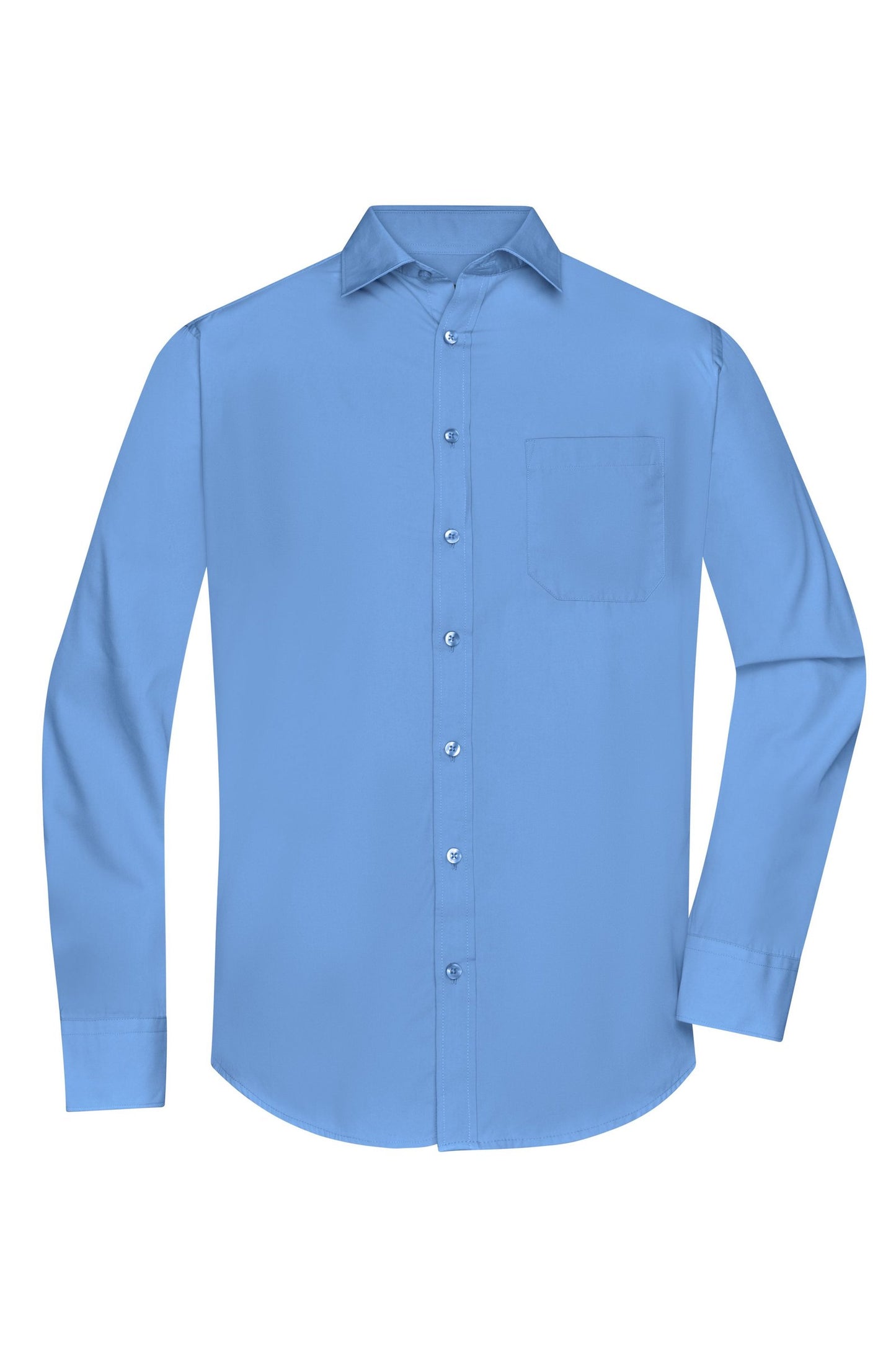Camisa Masculina Manga Comprida em Popelina