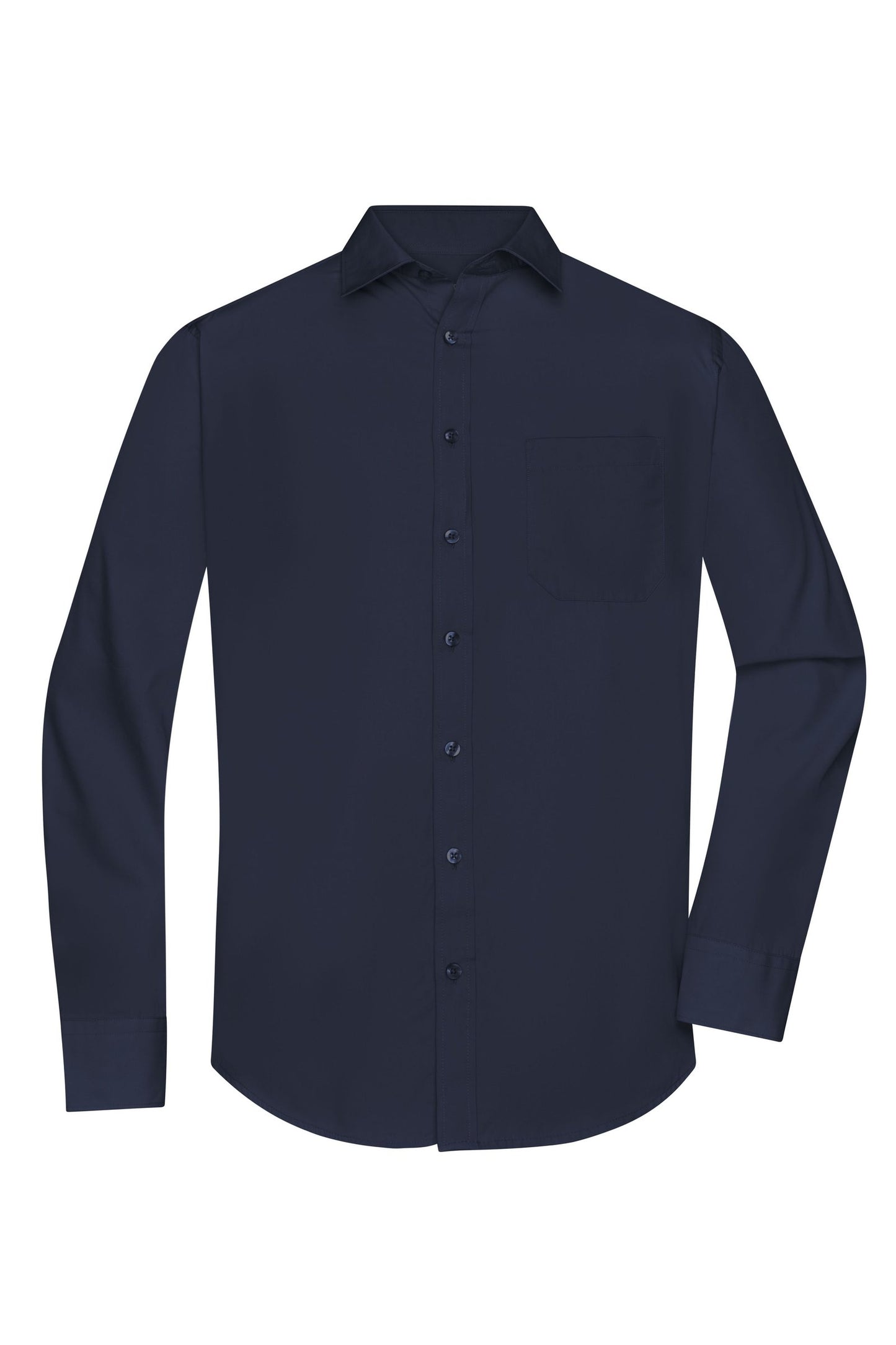 Camisa Masculina Manga Comprida em Popelina