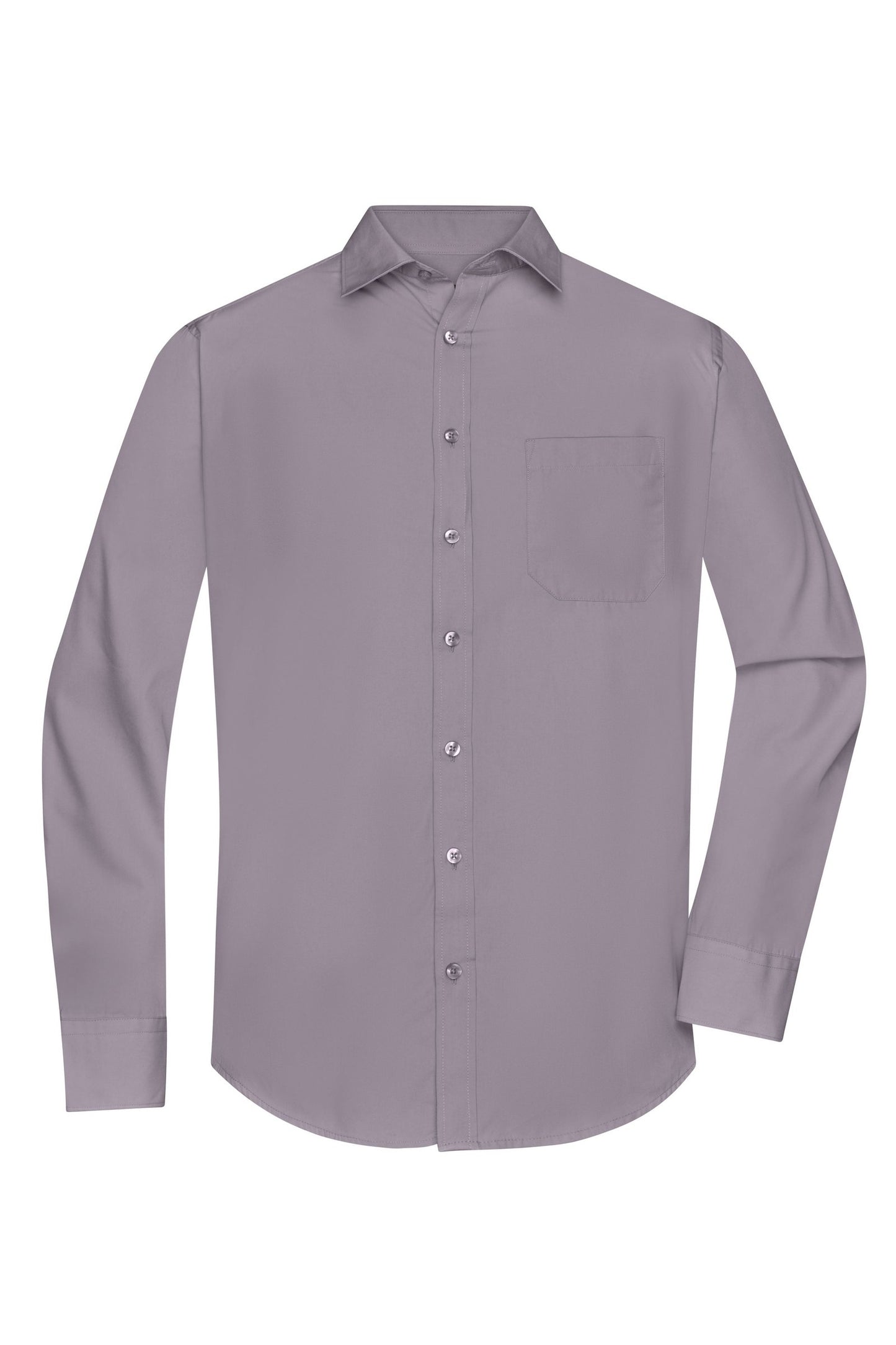 Camisa Masculina Manga Comprida em Popelina
