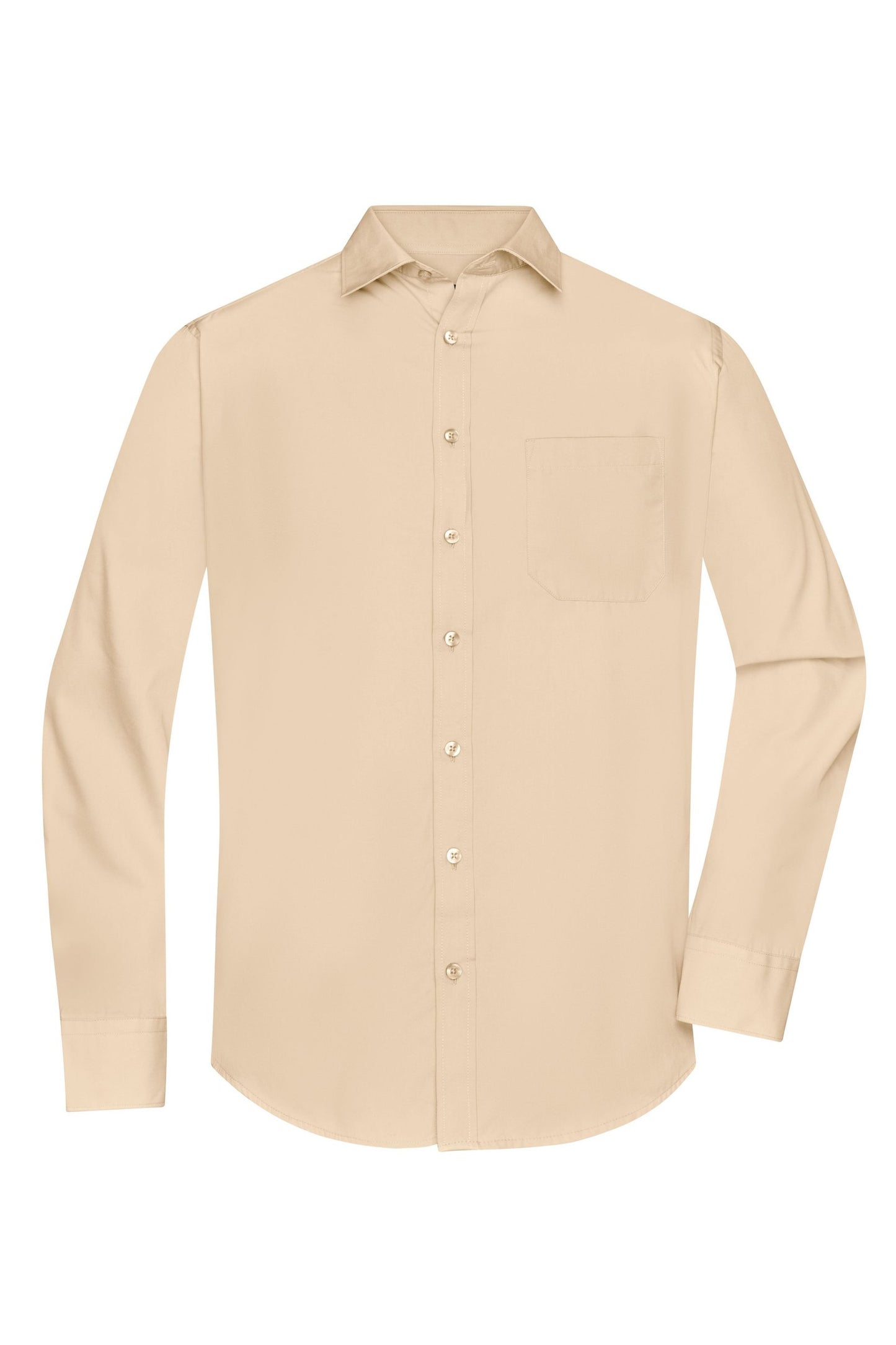 Camisa Masculina Manga Comprida em Popelina