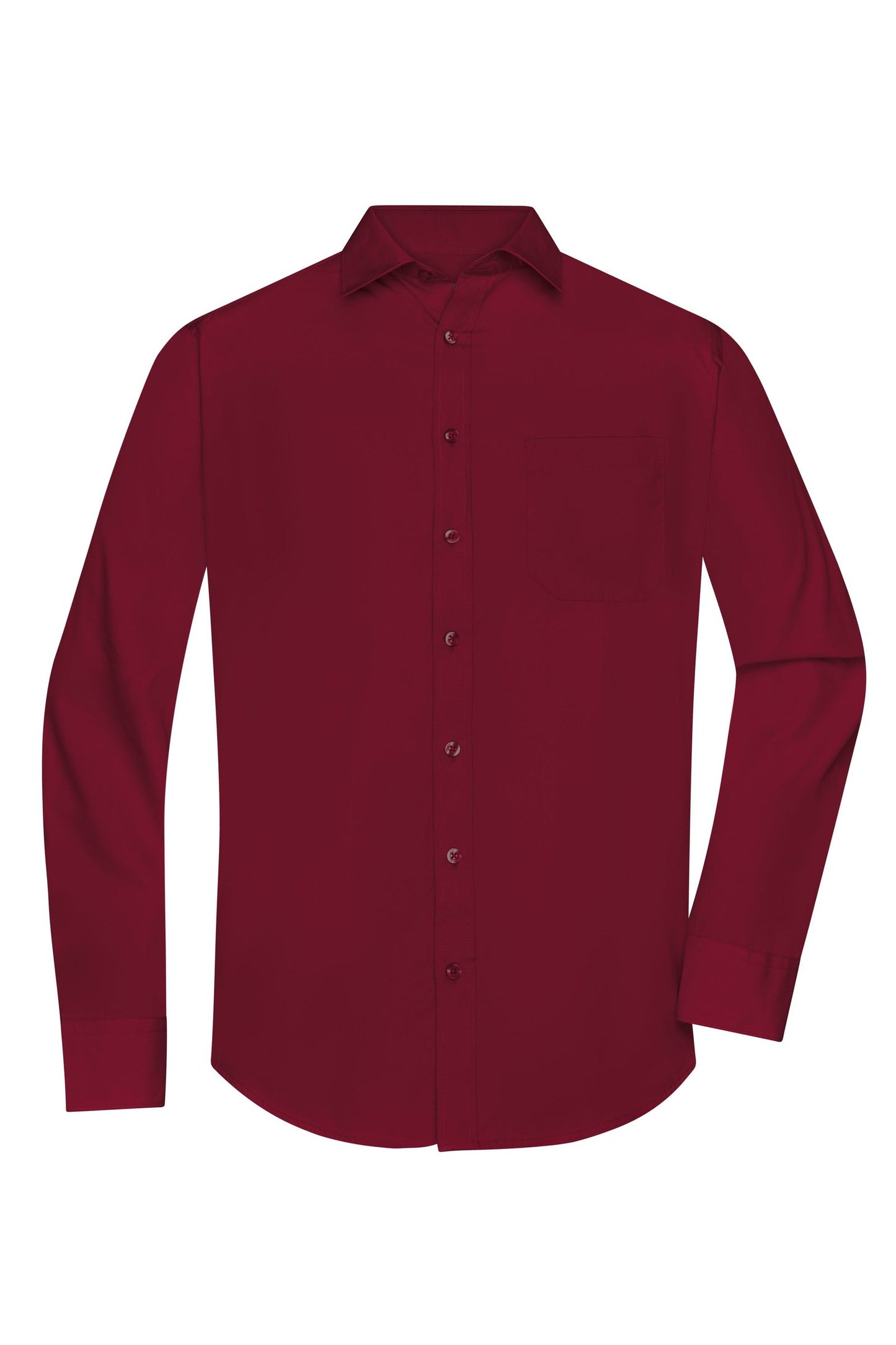 Camisa Masculina Manga Comprida em Popelina
