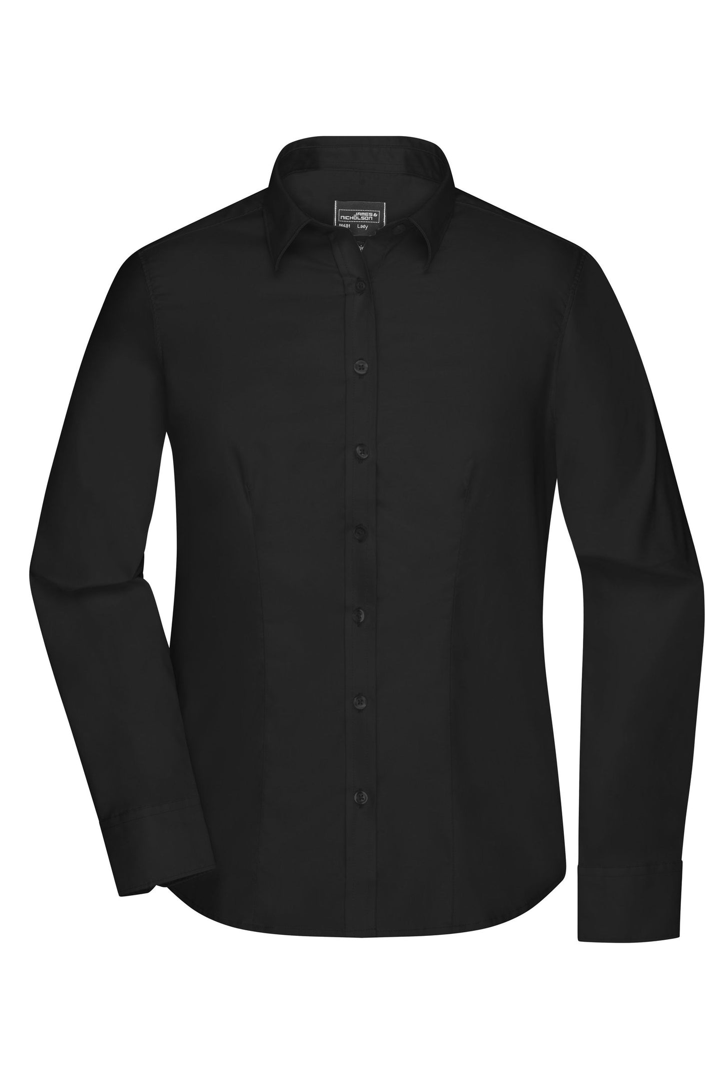 Camisa Senhora Manga Comprida Micro-Twill Algodão